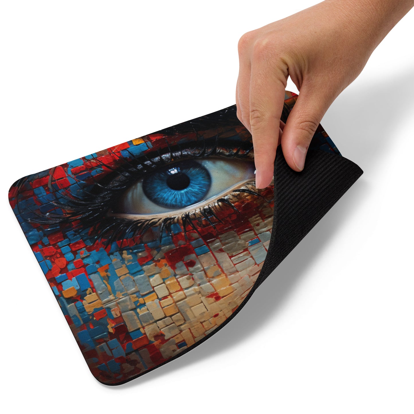 Abstract Portrait Mouse Pad