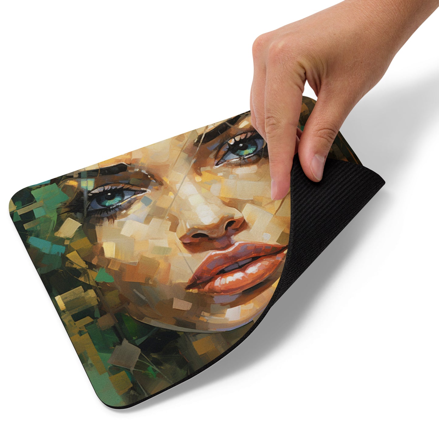 Abstract Portrait Mouse Pad