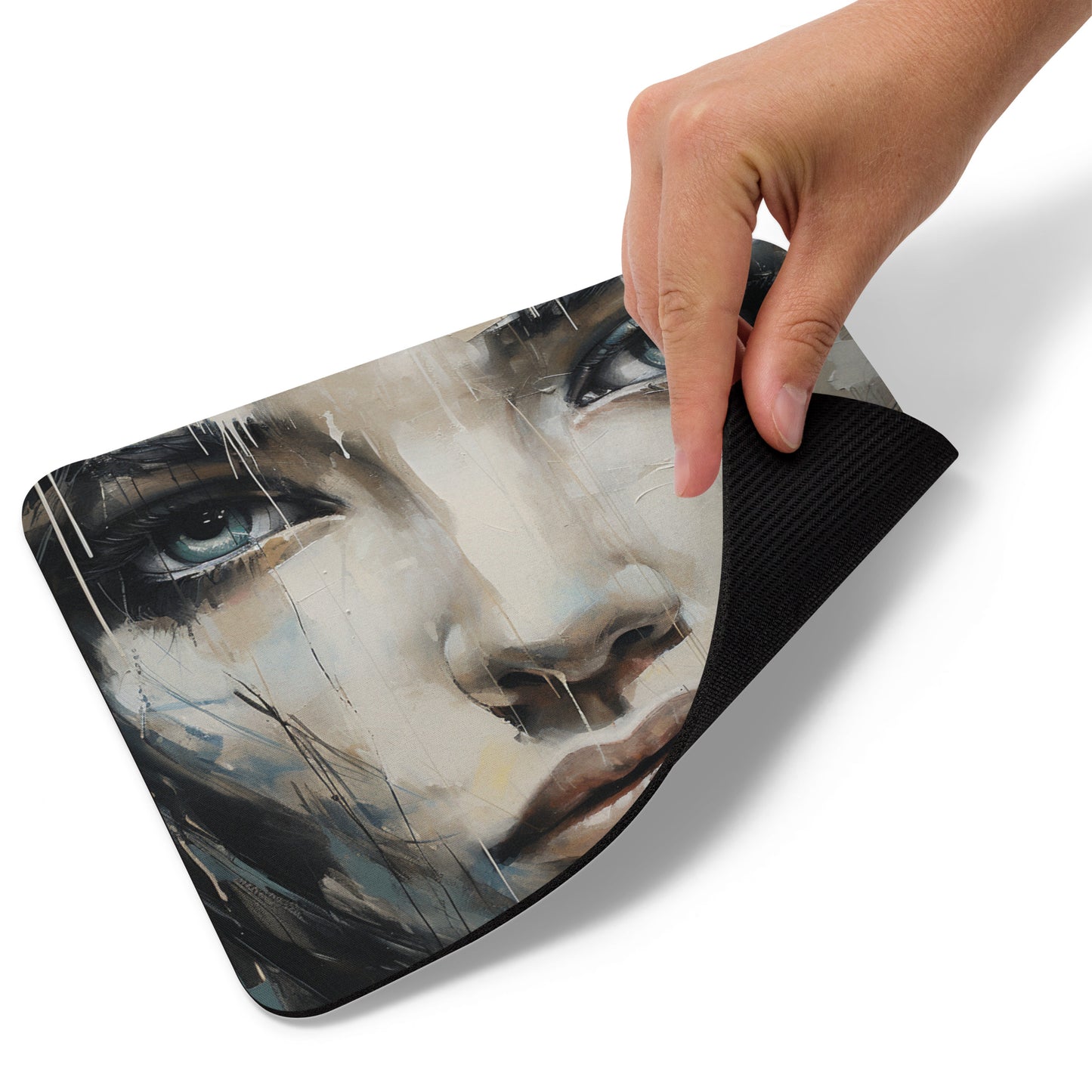 Abstract Portrait Mouse Pad