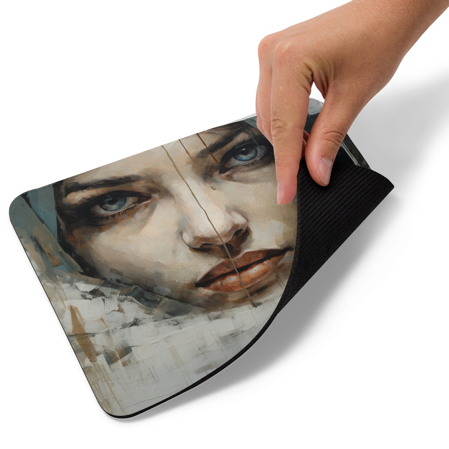 Abstract Portrait Mouse Pad