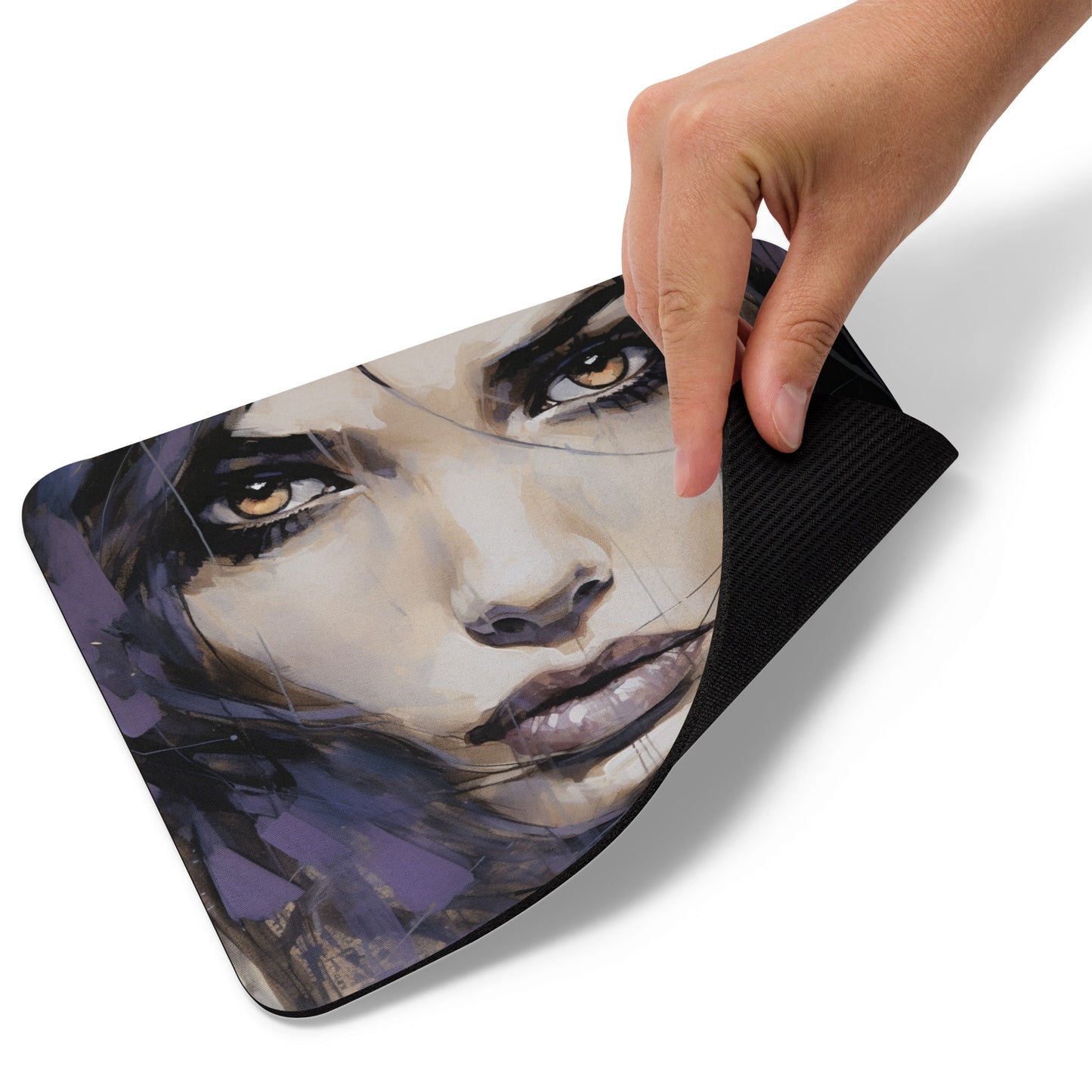 Abstract Portrait Mouse Pad