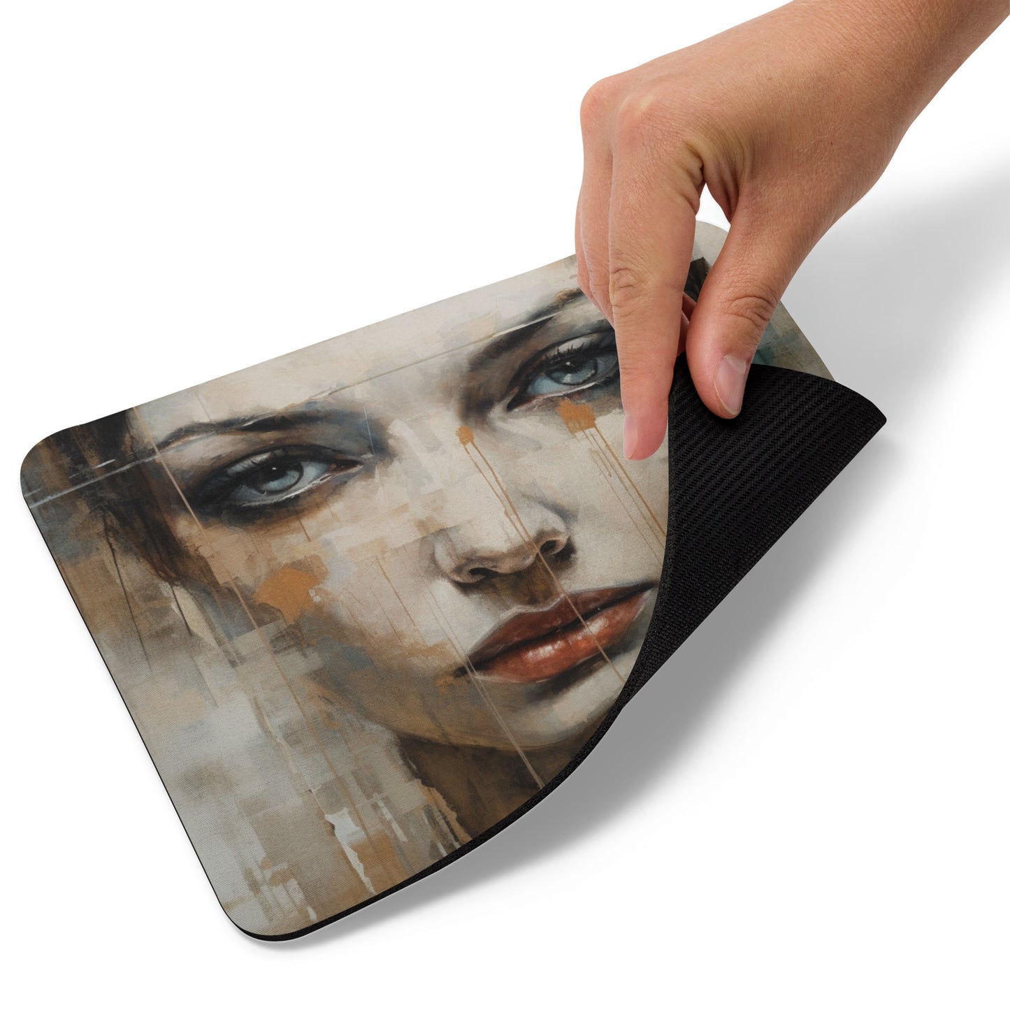 Abstract Portrait Mouse Pad