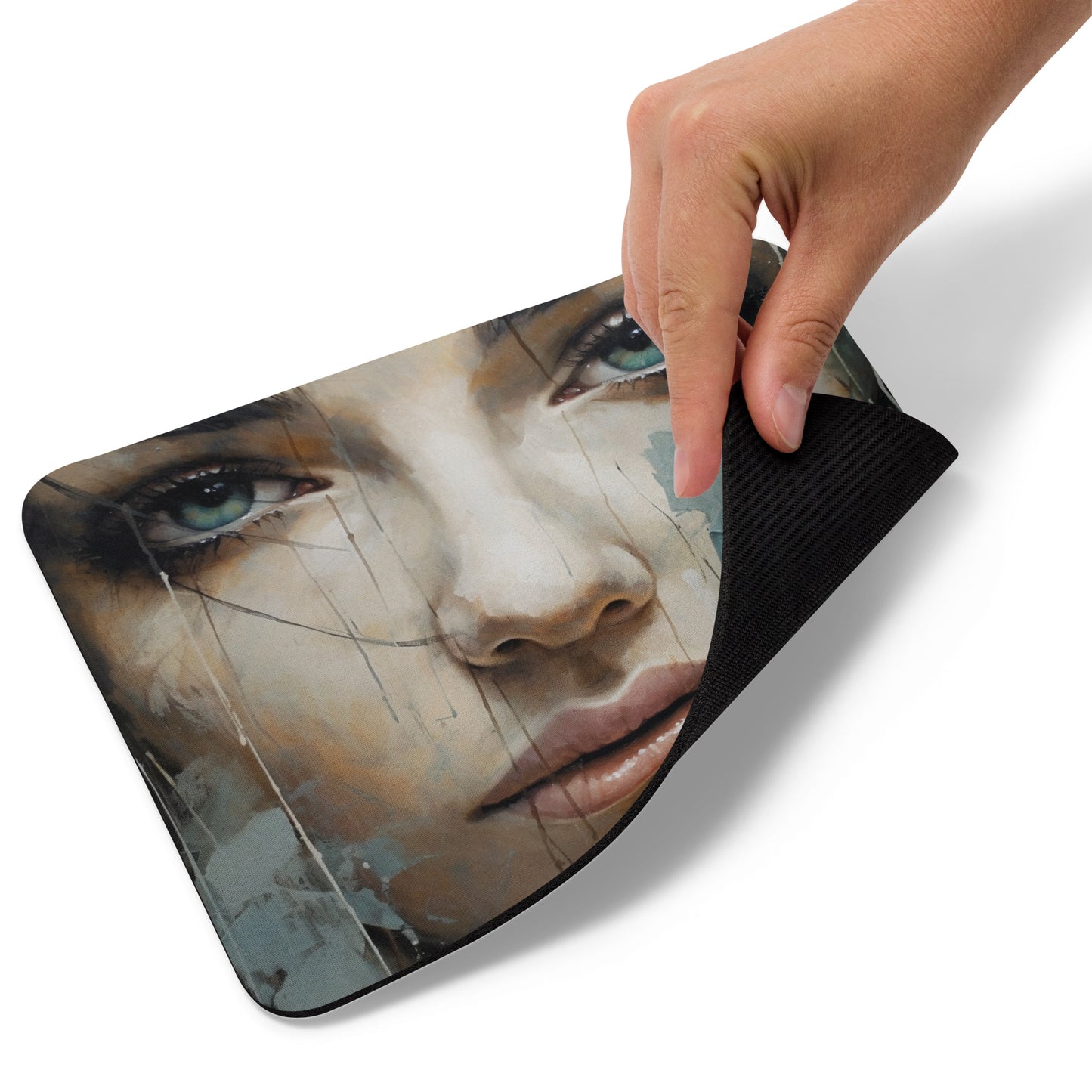 Abstract Portrait Mouse Pad