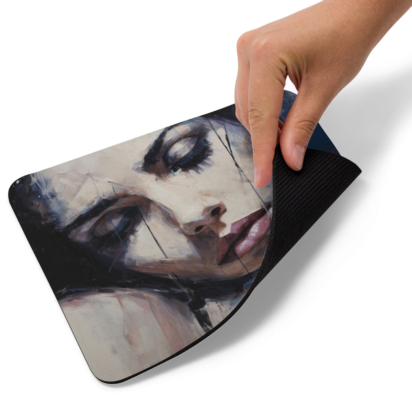 Abstract Portrait Mouse Pad