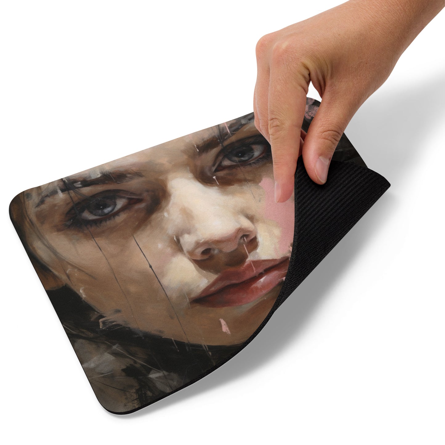 Abstract Portrait Mouse Pad