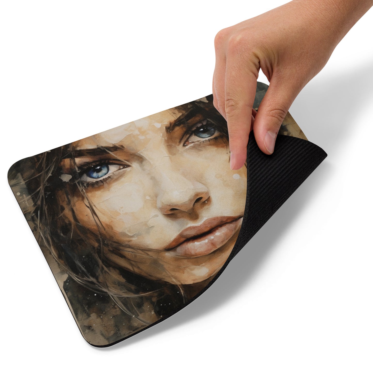 Abstract Portrait Mouse Pad