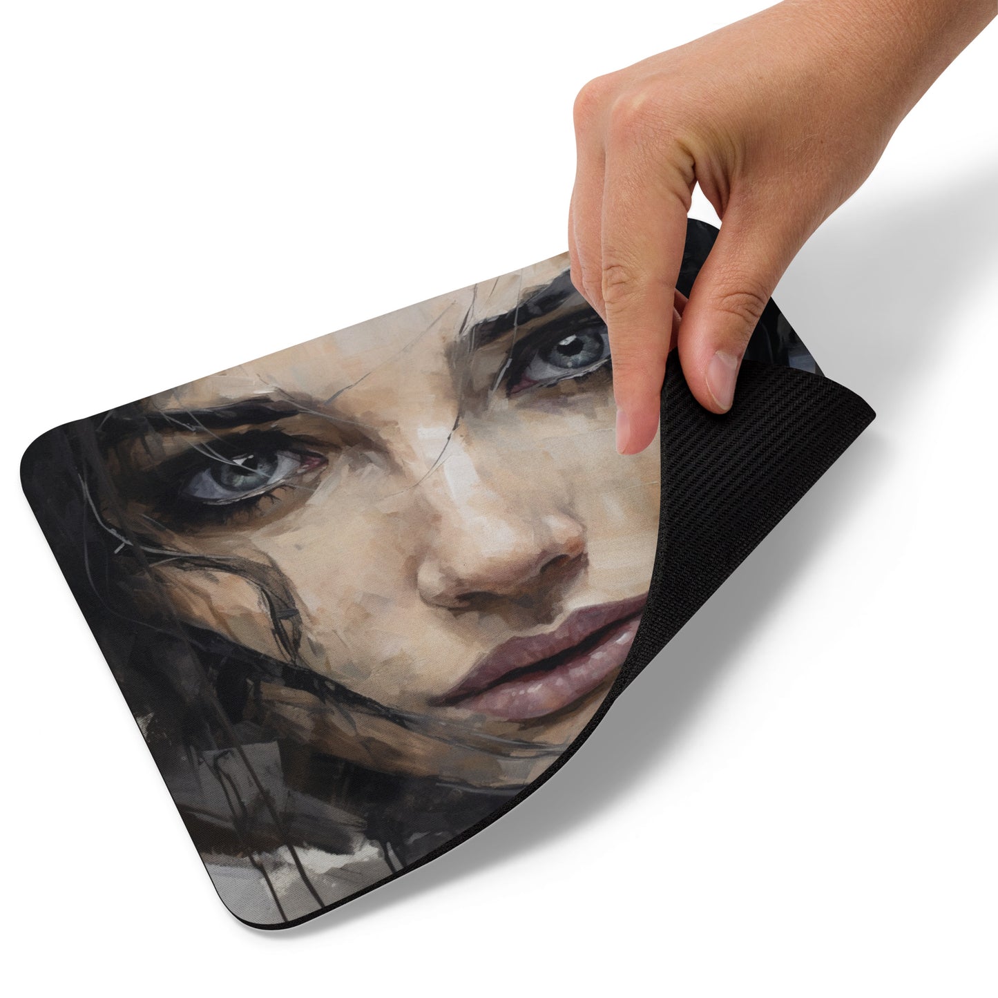 Abstract Portrait Mouse Pad