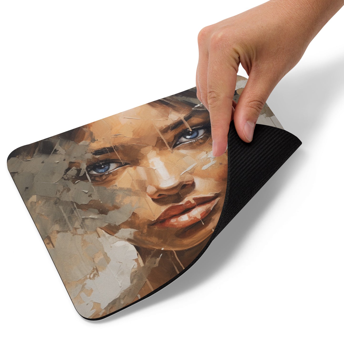 Abstract Portrait Mouse Pad