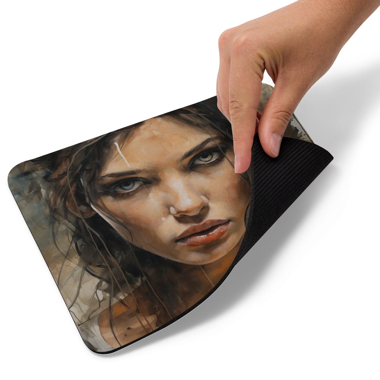 Abstract Portrait Mouse Pad