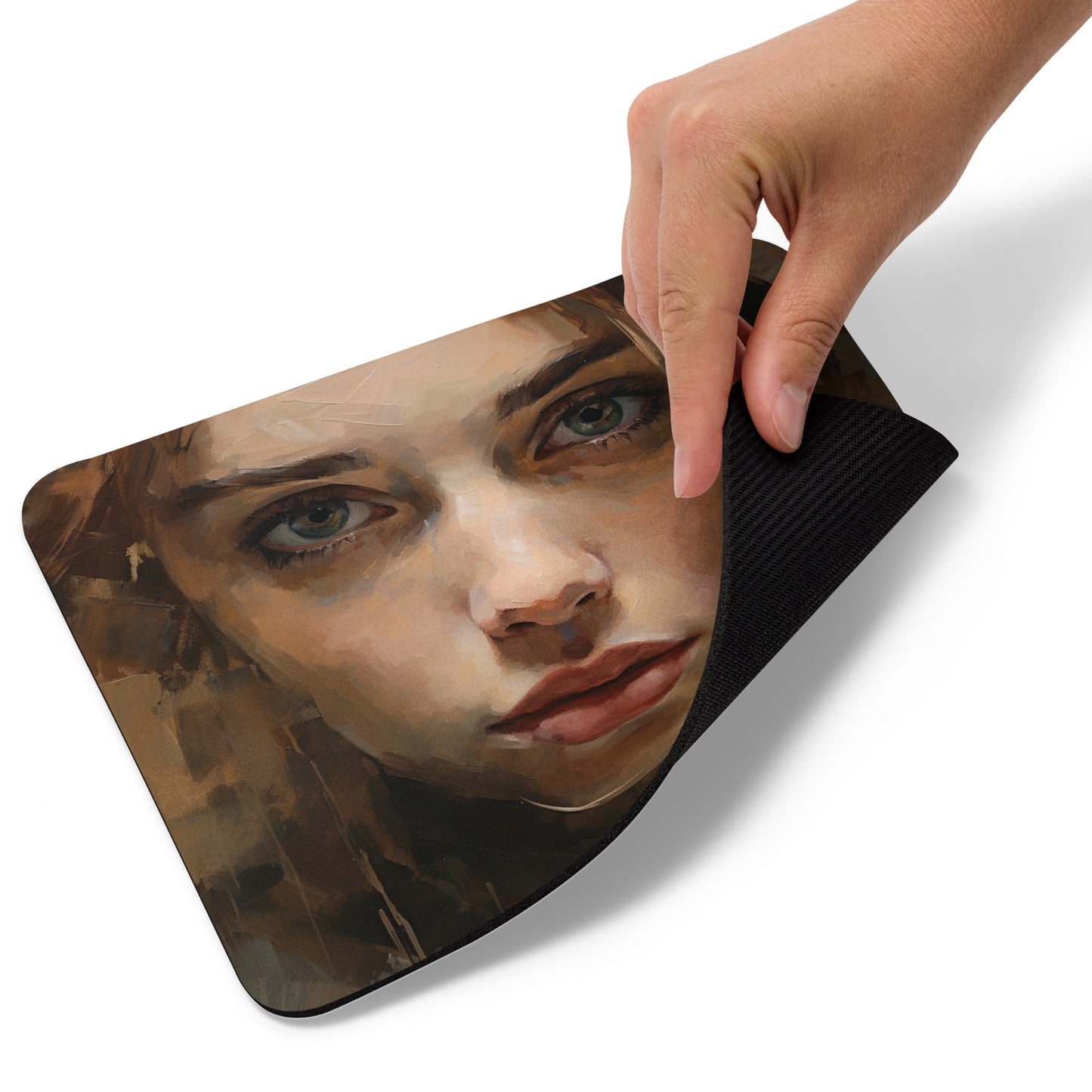 Abstract Portrait Mouse Pad