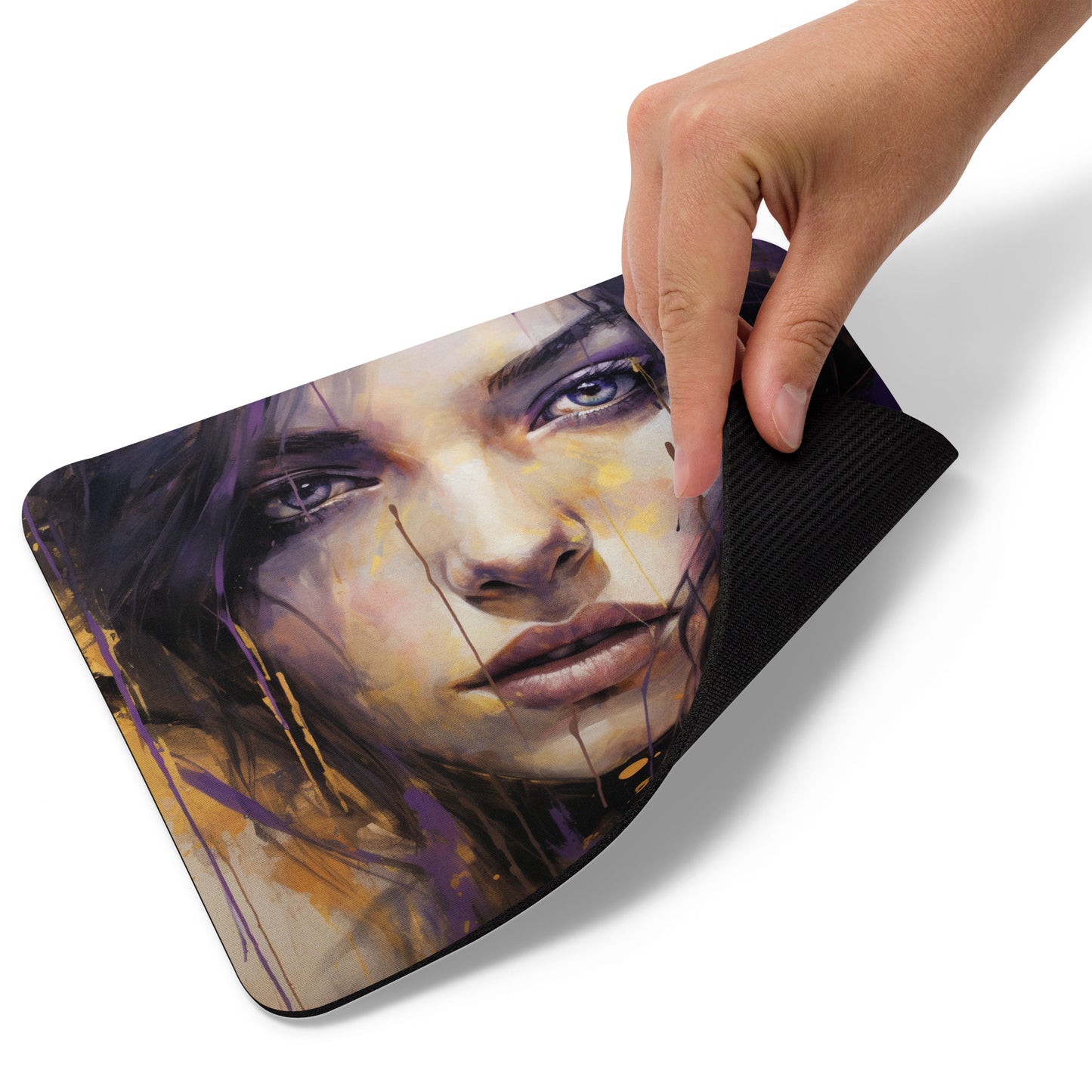 Abstract Portrait Mouse Pad