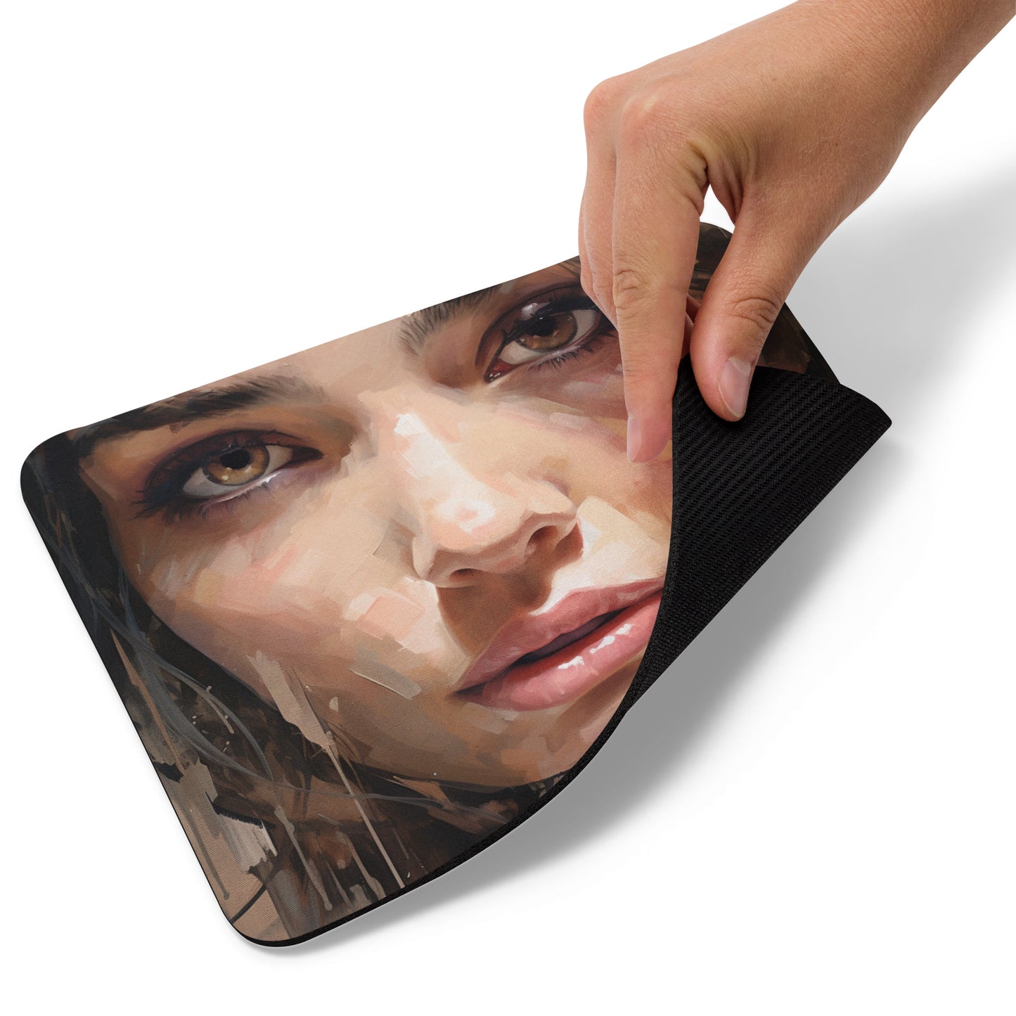 Abstract Portrait Mouse Pad