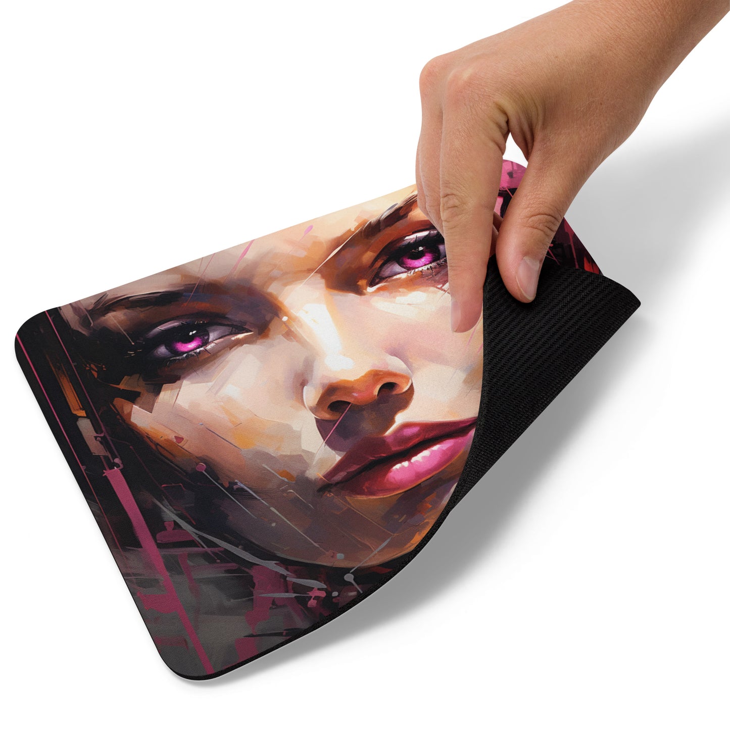 Abstract Portrait Mouse Pad