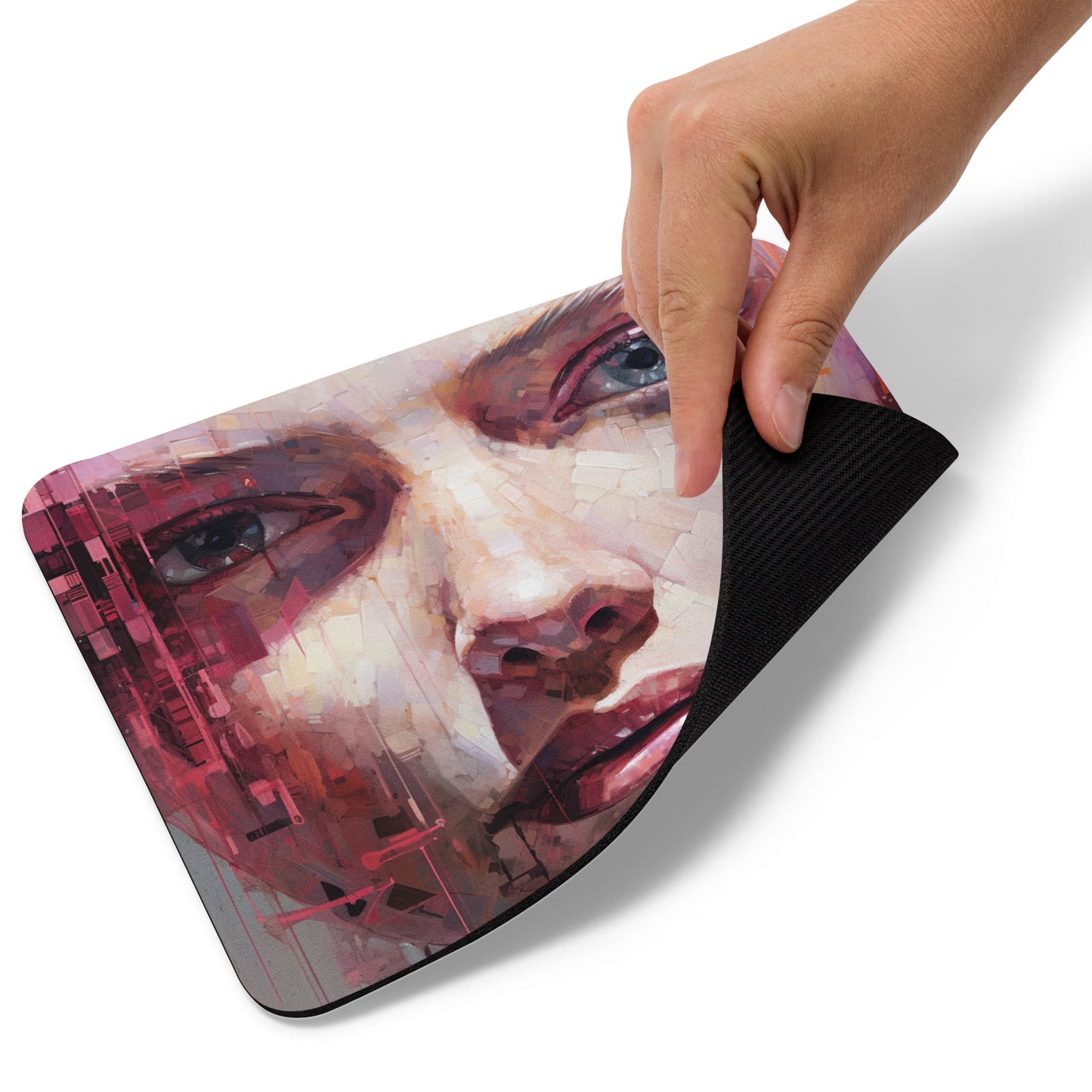 Abstract Portrait Mouse Pad