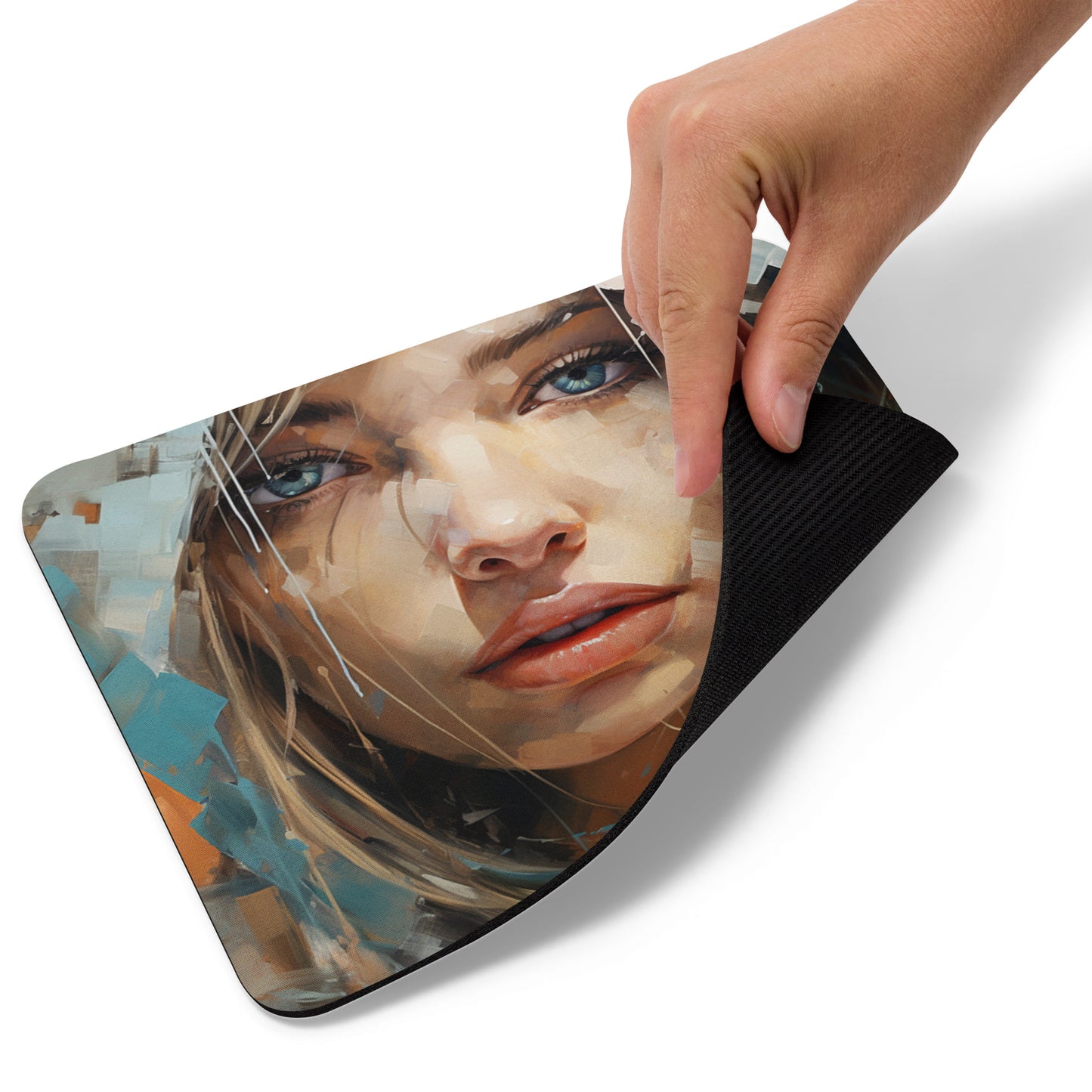 Abstract Portrait Mouse Pad