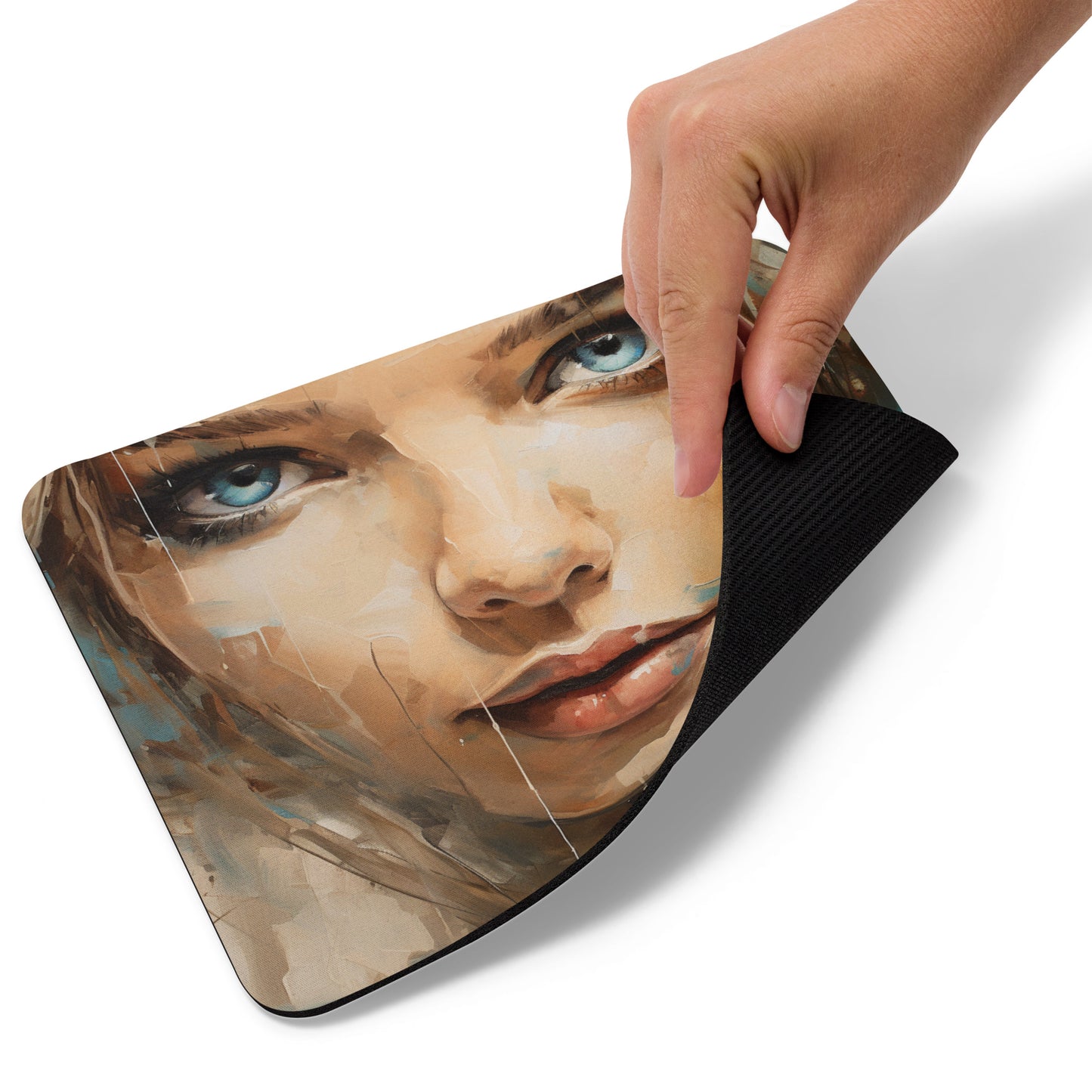 Abstract Portrait Mouse Pad