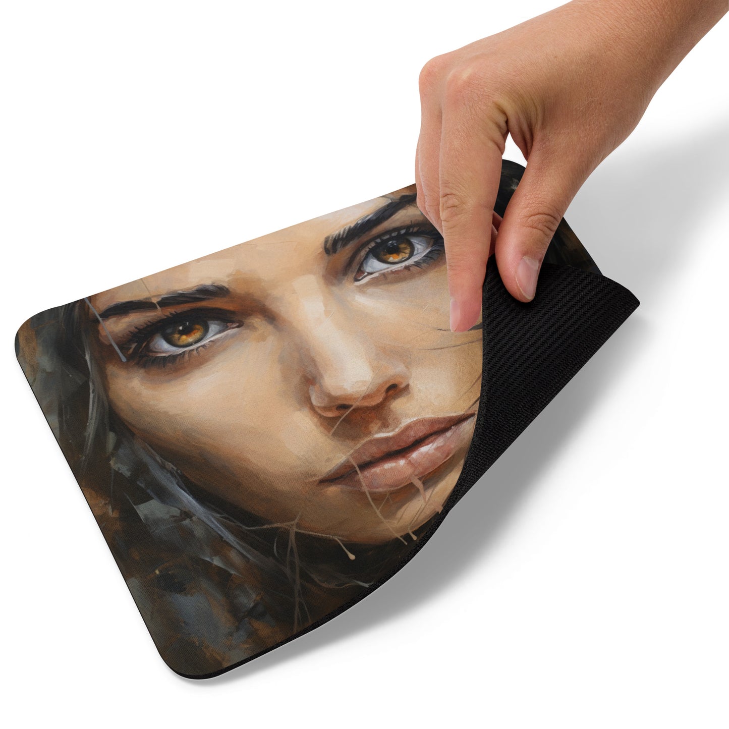 Abstract Portrait Mouse Pad