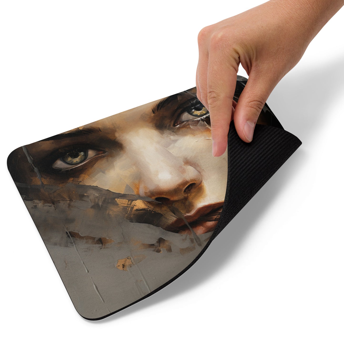 Abstract Portrait Mouse Pad