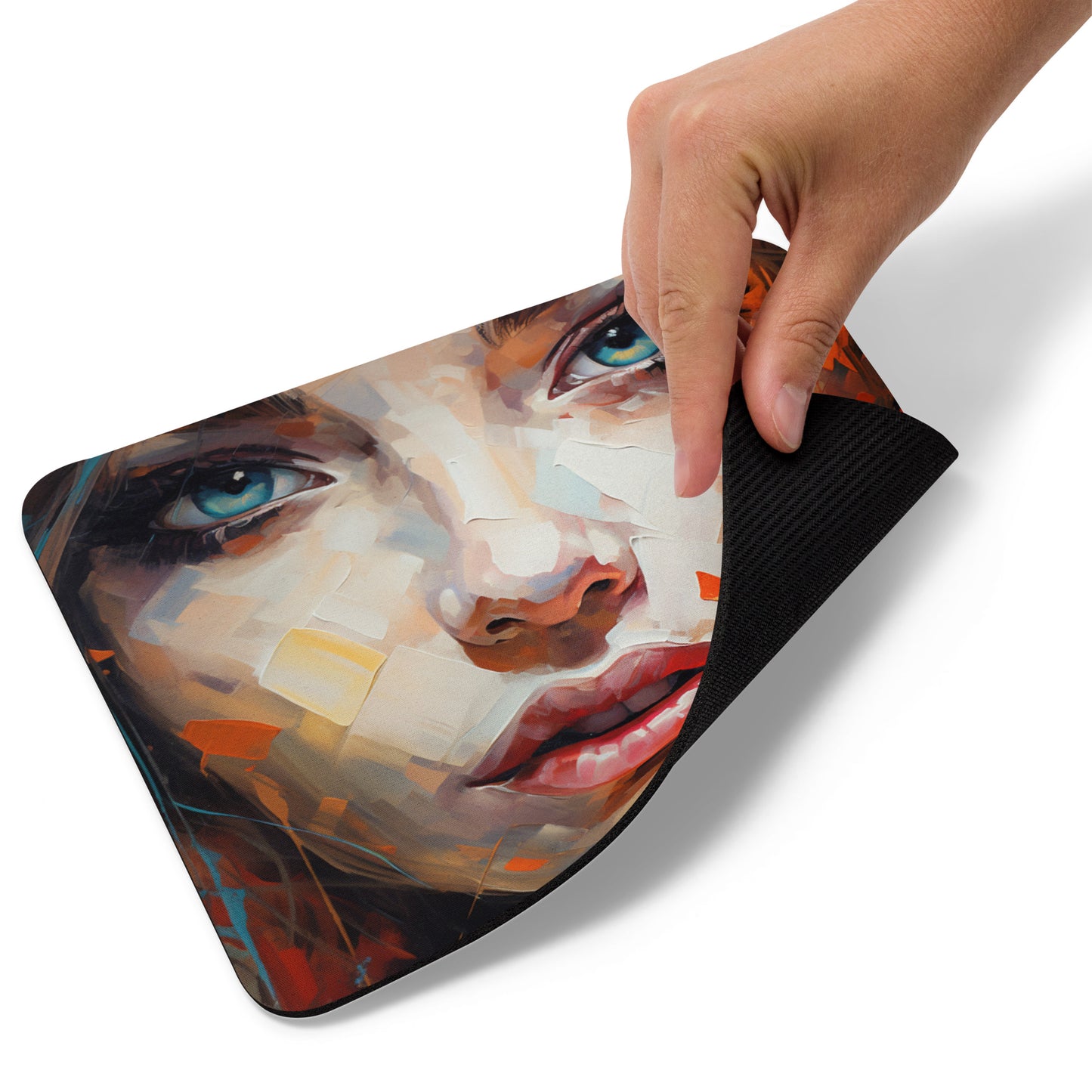 Abstract Portrait Mouse Pad