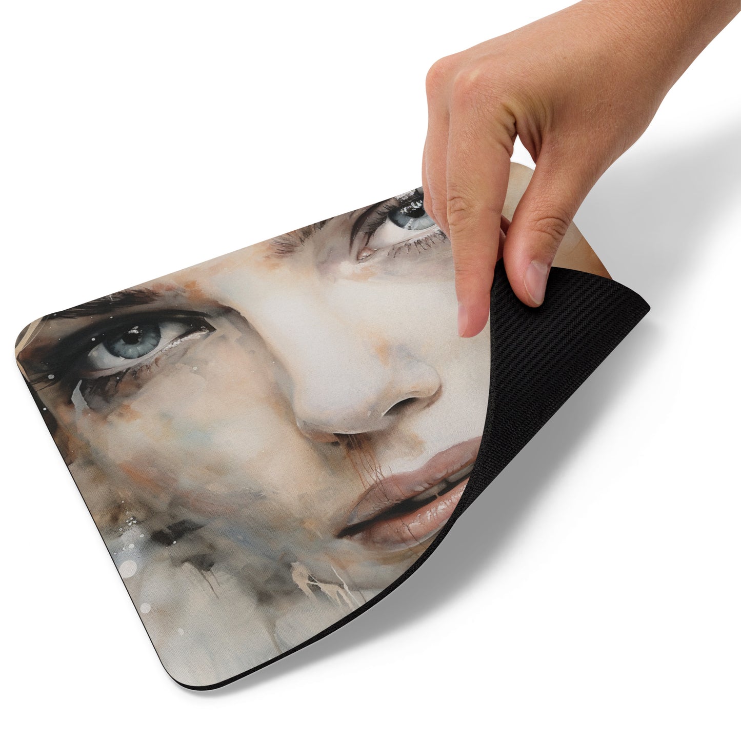 Abstract Portrait Mouse Pad