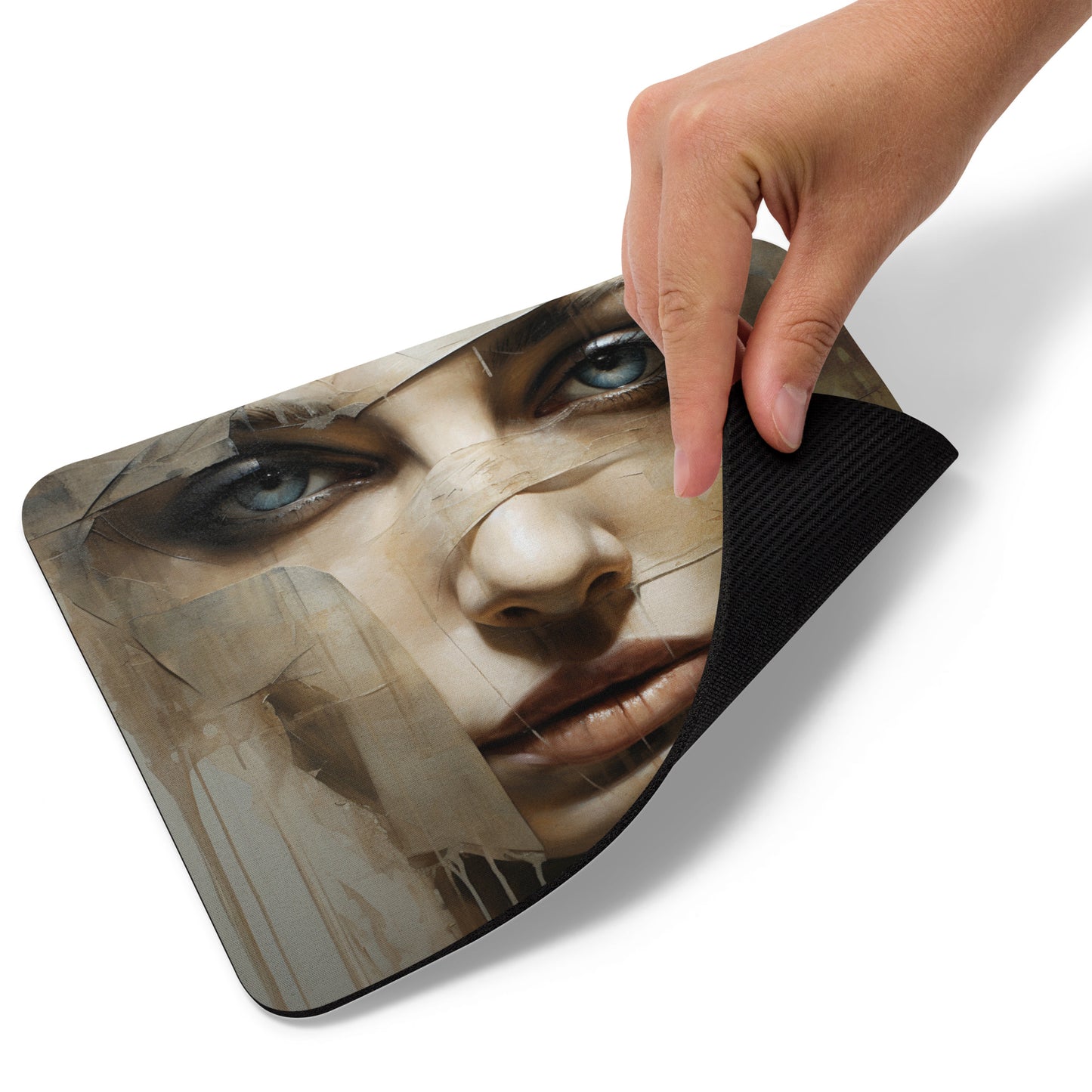 Abstract Portrait Mouse Pad