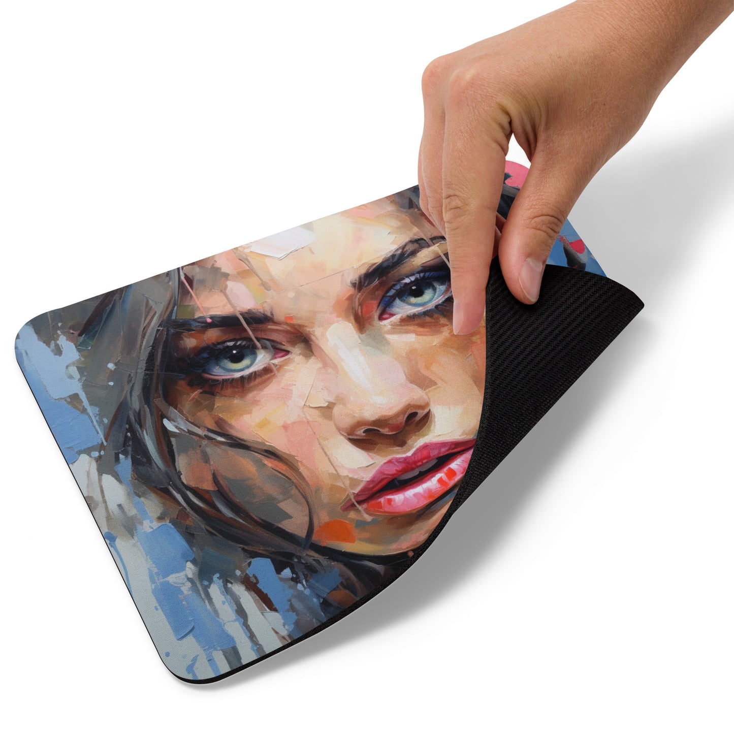 Abstract Portrait Mouse Pad