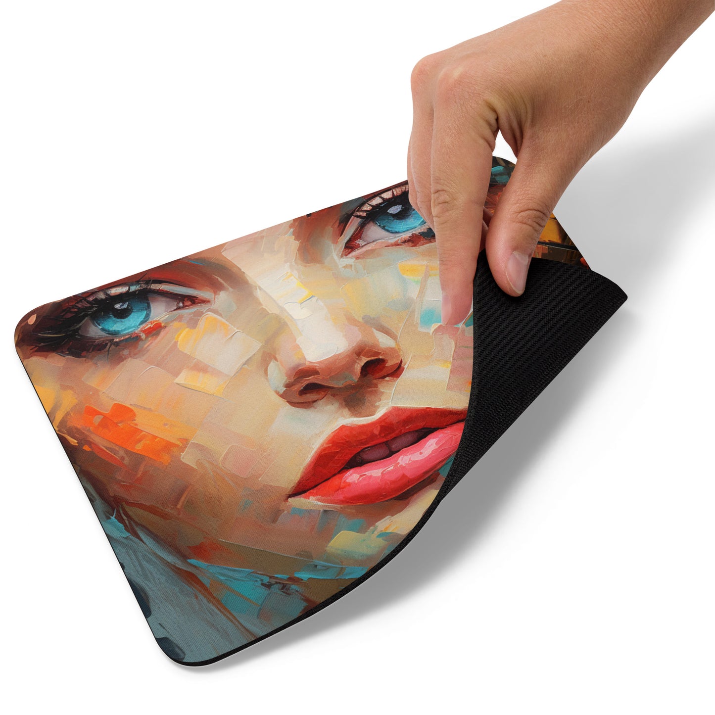 Abstract Portrait Mouse Pad