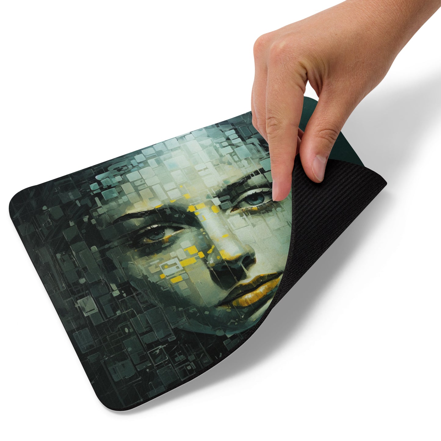 Abstract Portrait Mouse Pad