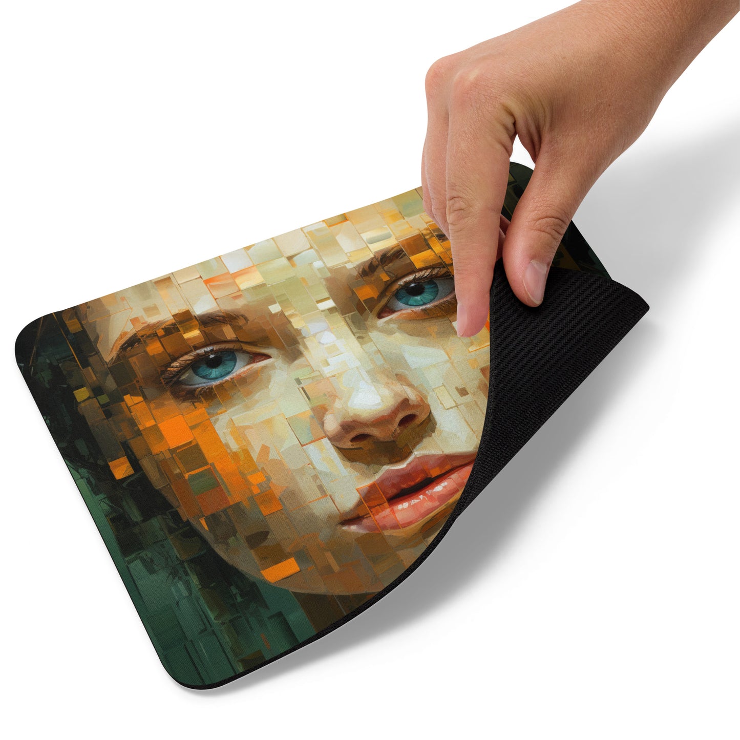 Abstract Portrait Mouse Pad