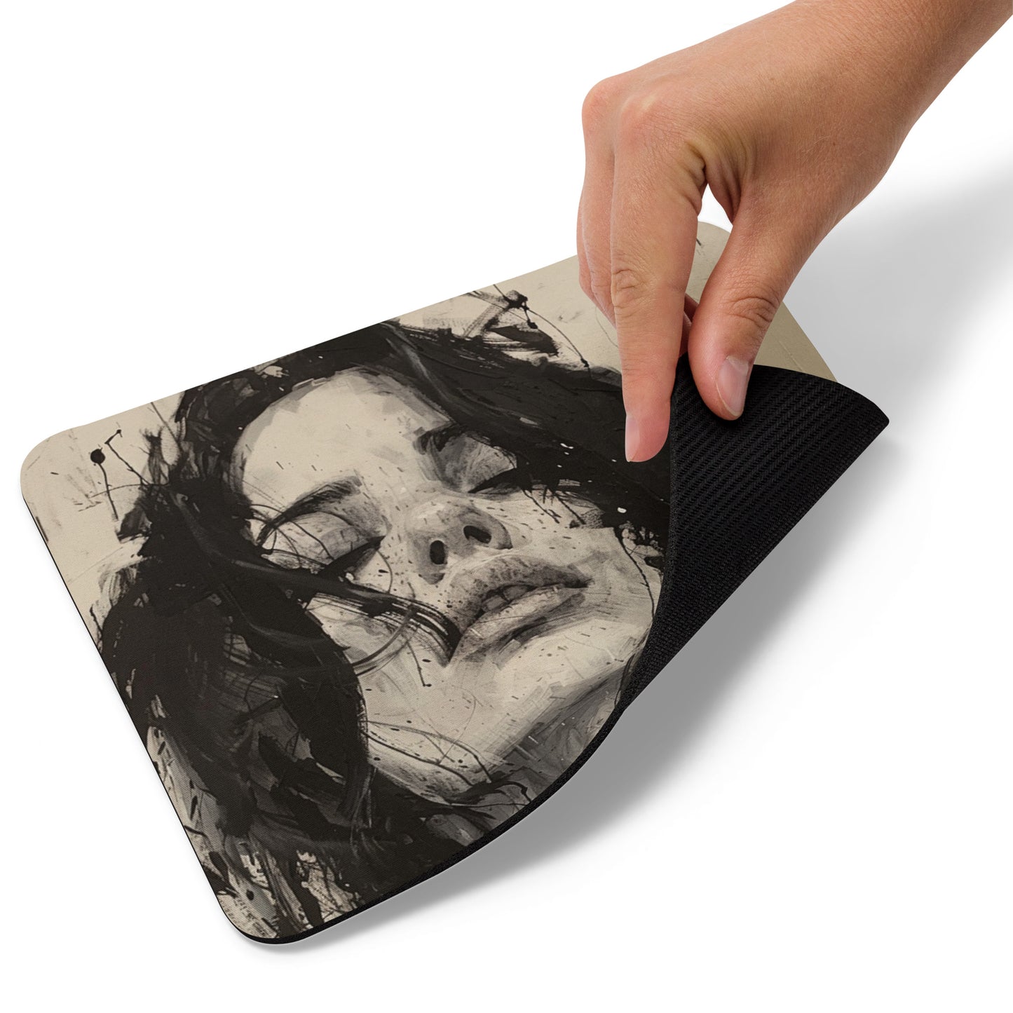 Abstract Portrait Mouse Pad