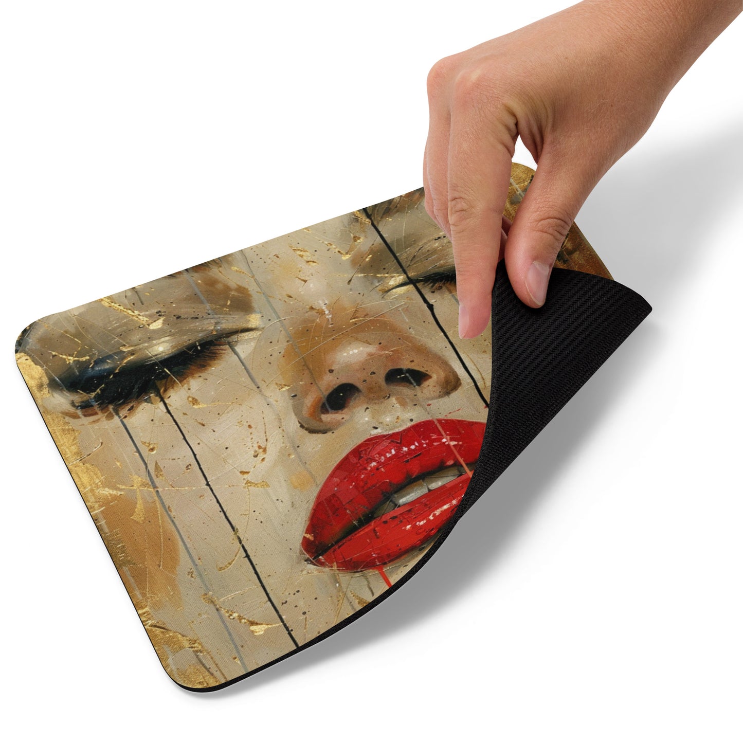 Abstract Portrait Mouse Pad