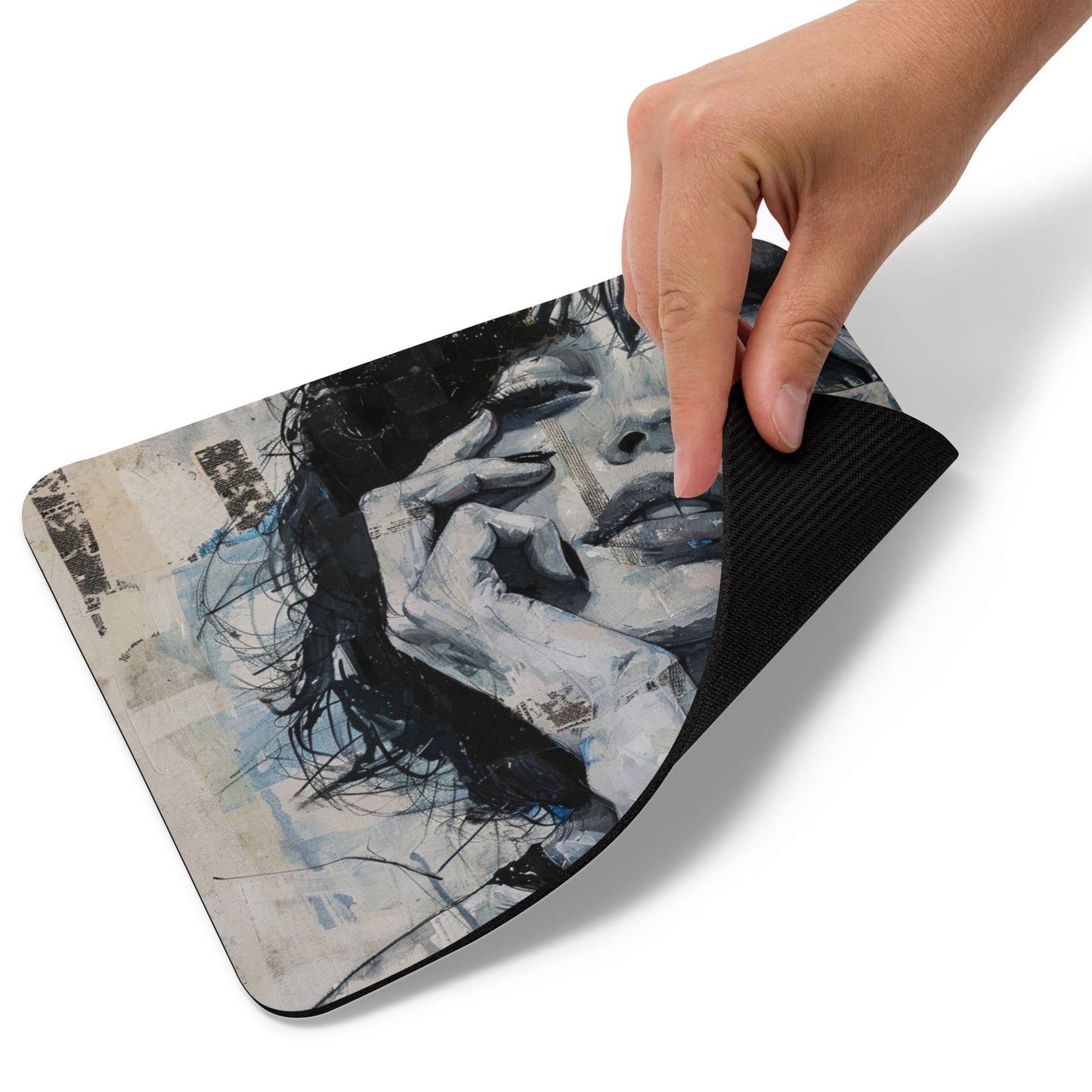 Abstract Portrait Mouse Pad