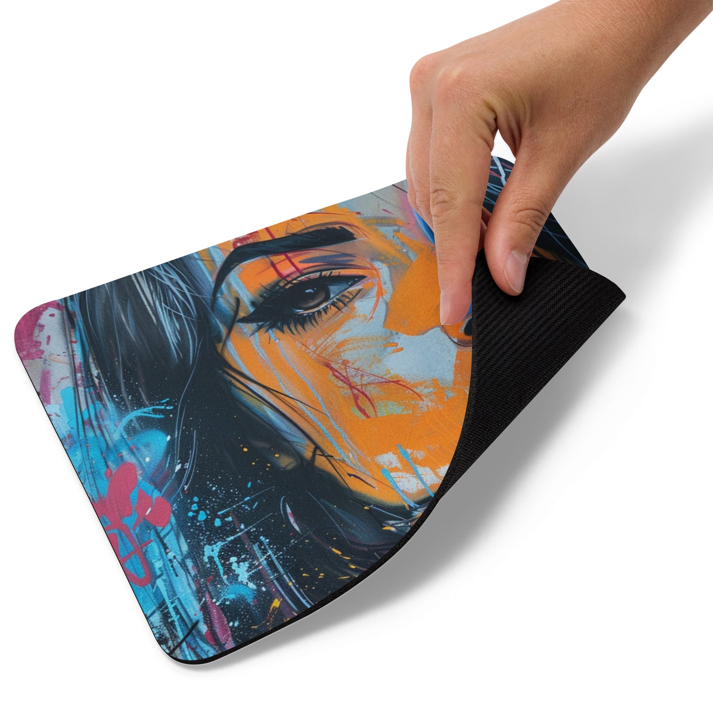 Abstract Portrait Mouse Pad