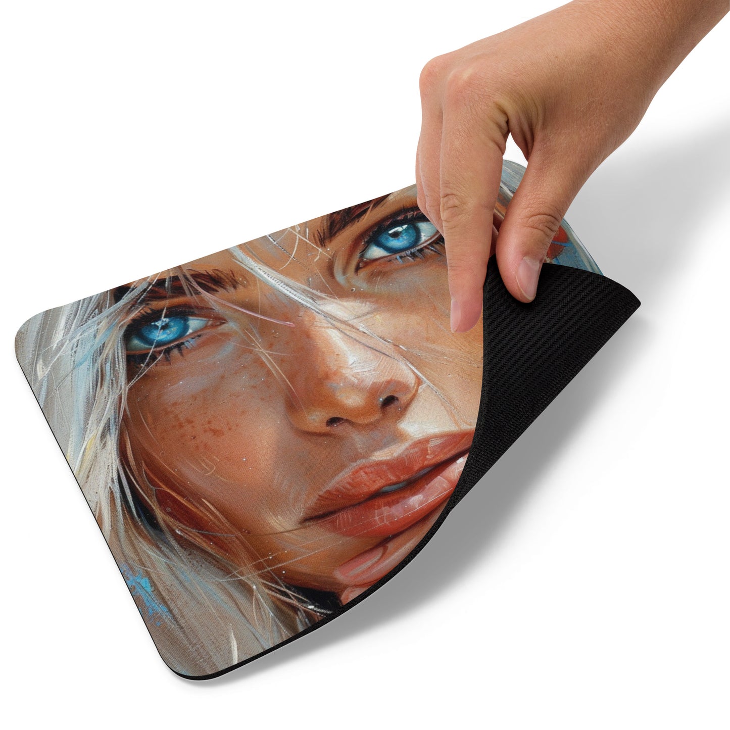 Abstract Portrait Mouse Pad