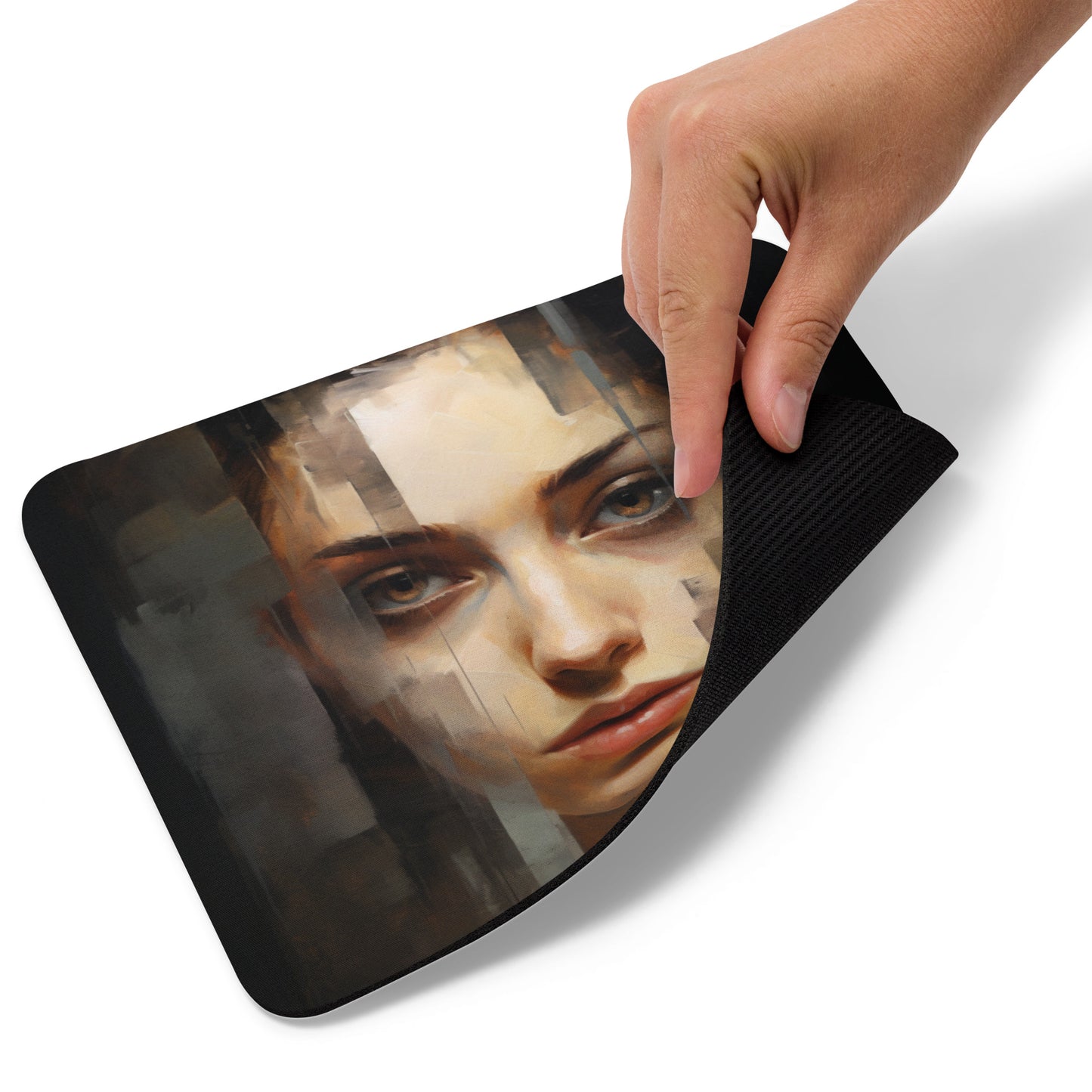 Abstract Portrait Mouse Pad