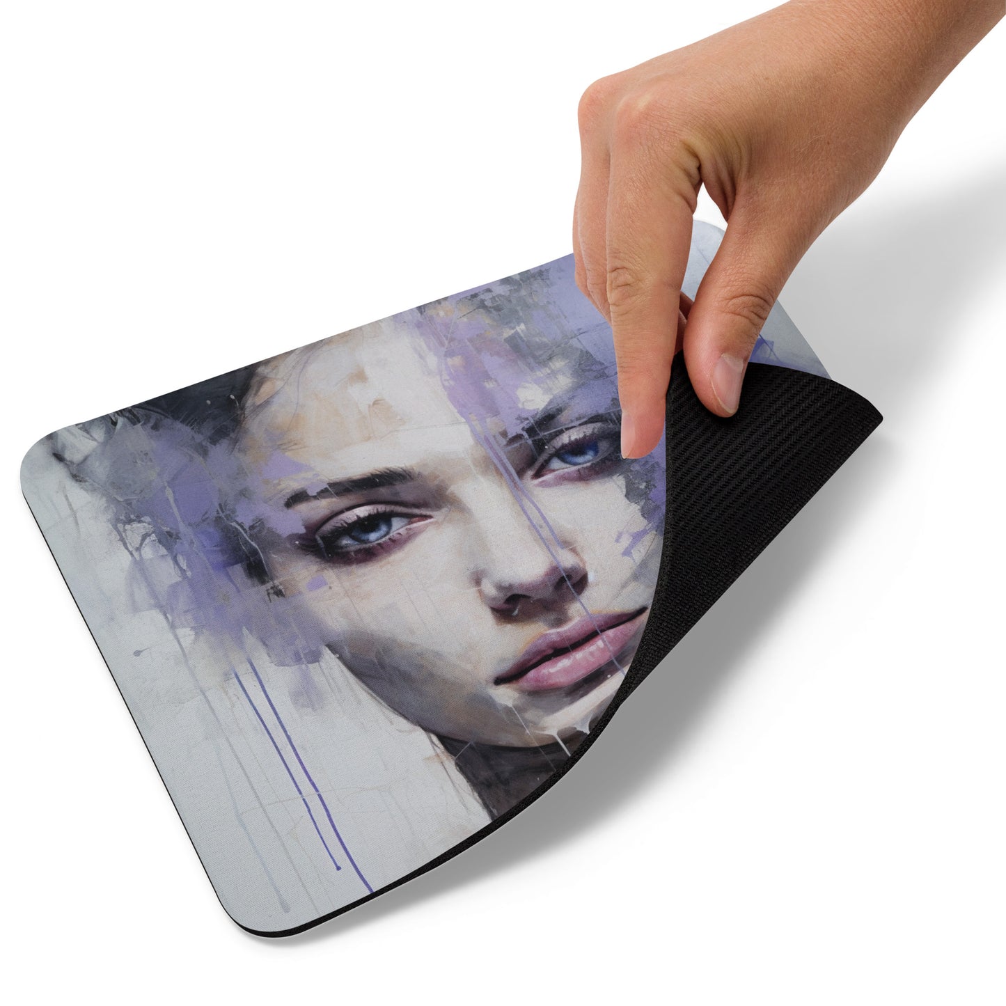 Abstract Portrait Mouse Pad