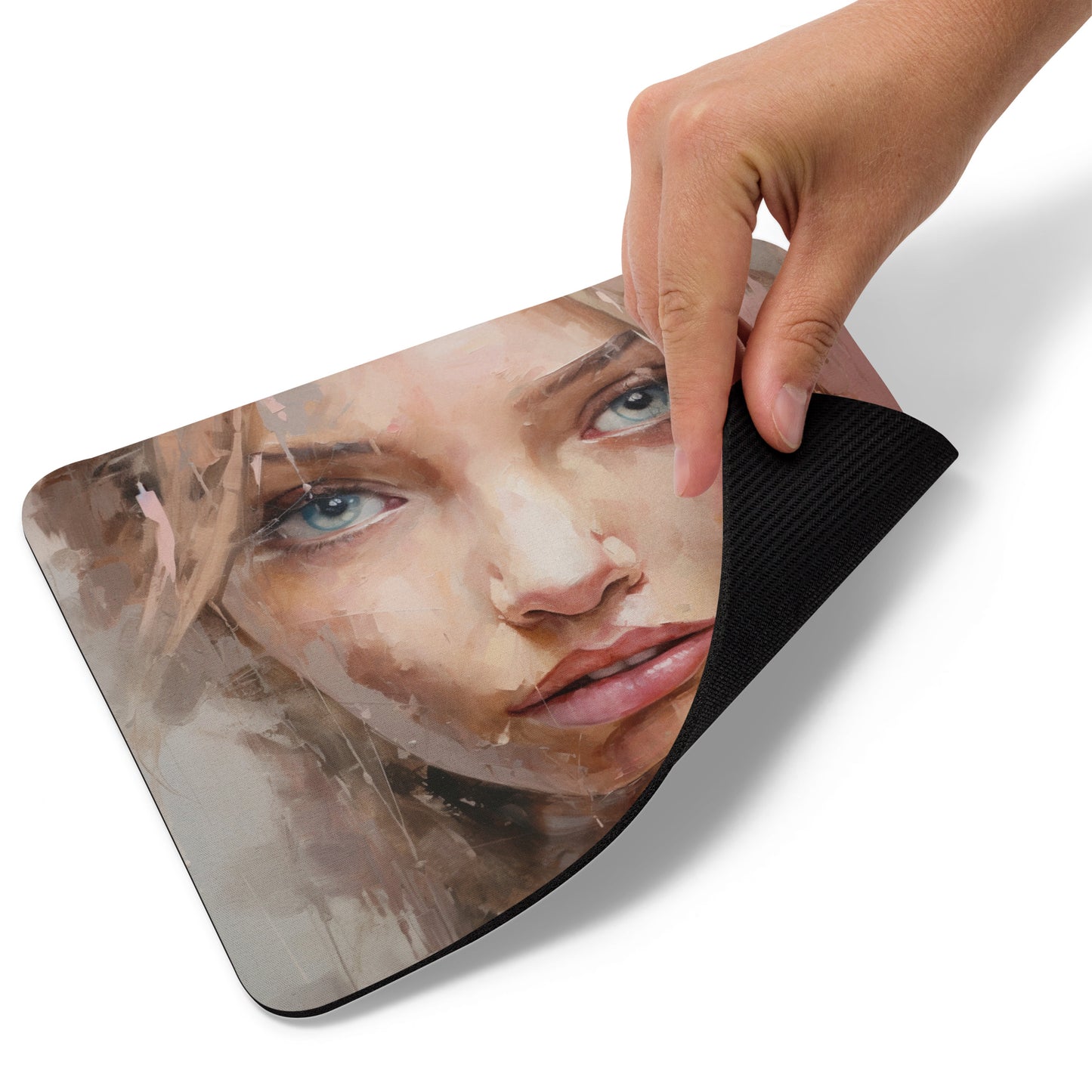 Abstract Portrait Mouse Pad