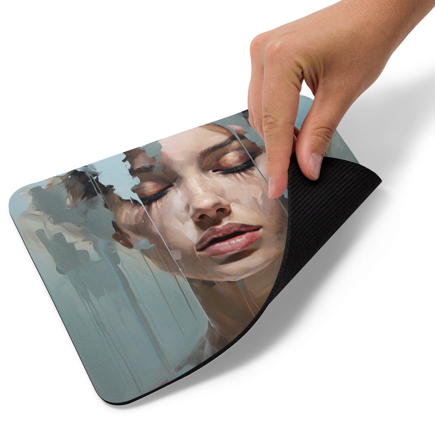 Abstract Portrait Mouse Pad