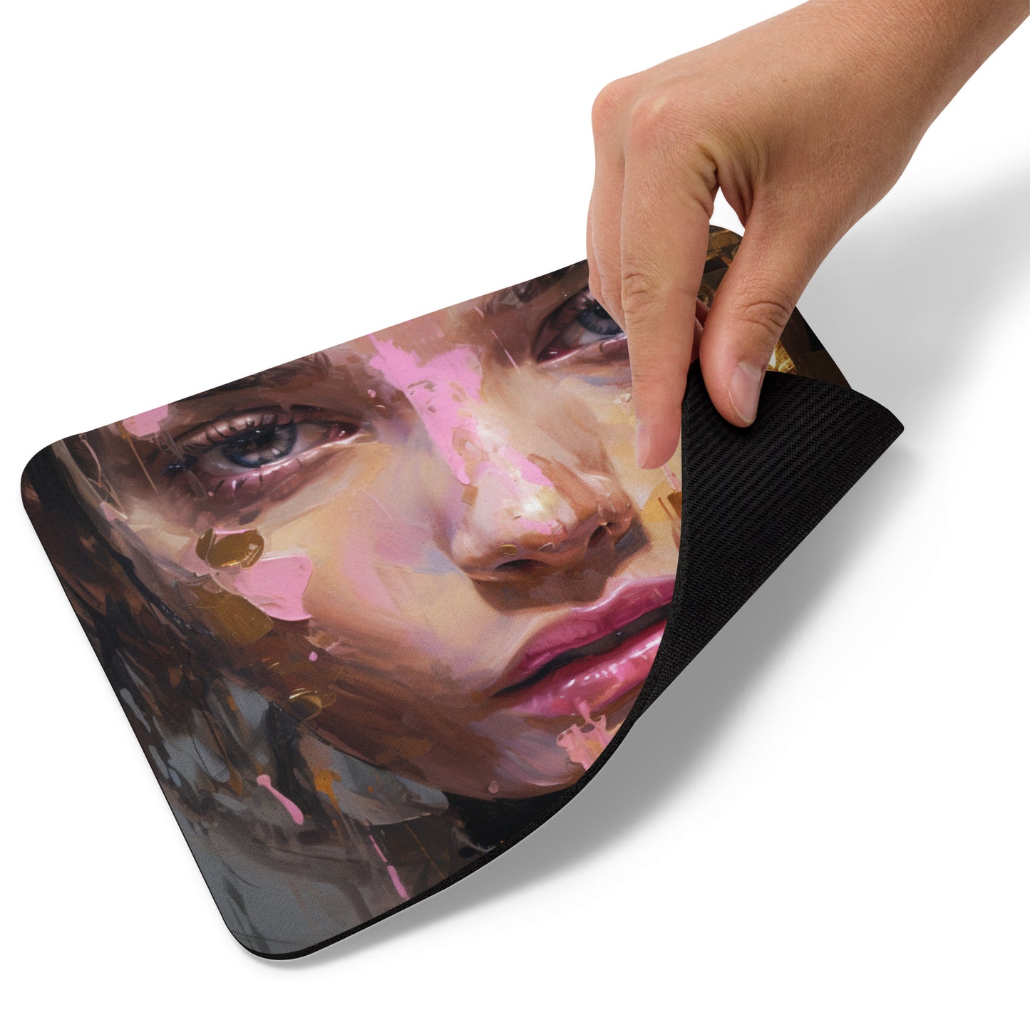 Abstract Portrait Mouse Pad