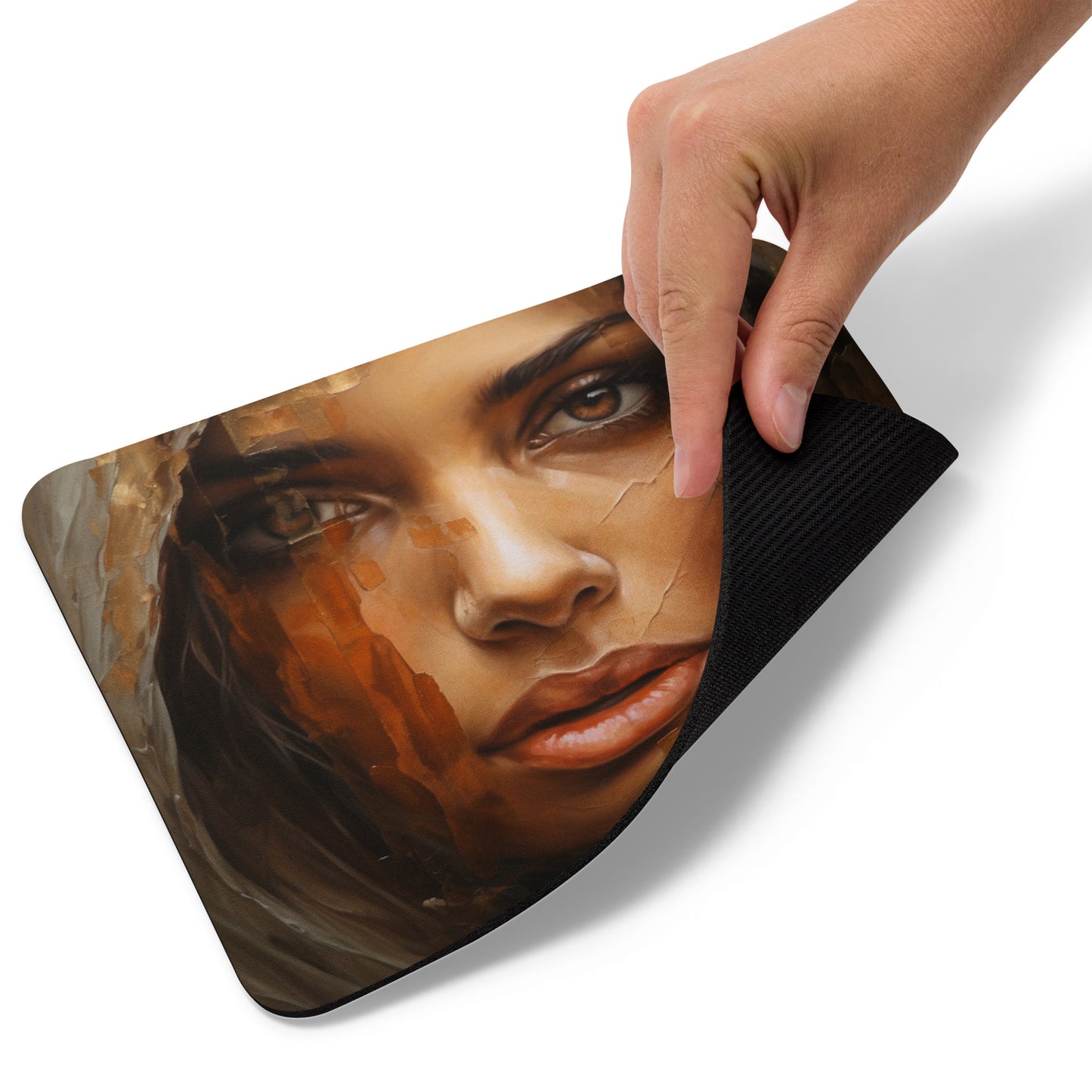 Abstract Portrait Mouse Pad