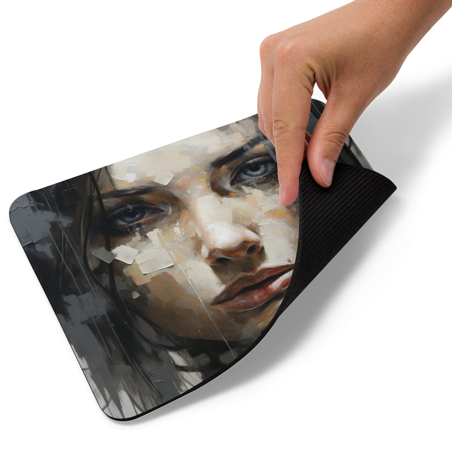 Abstract Portrait Mouse Pad