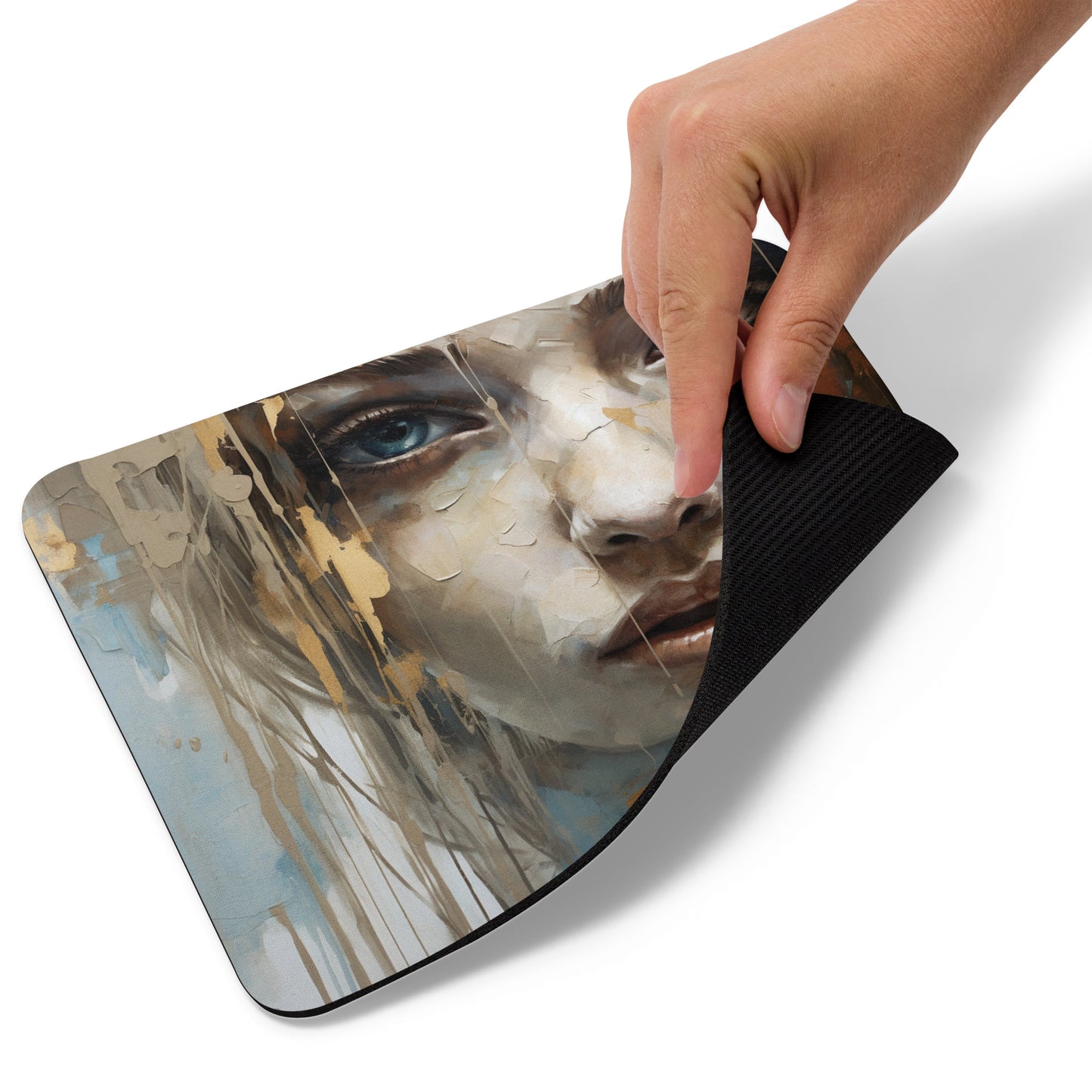 Abstract Portrait Mouse Pad