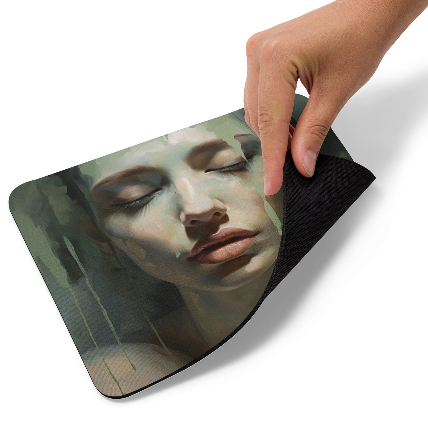 Abstract Portrait Mouse Pad