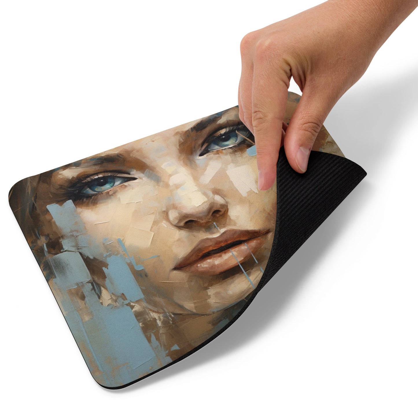 Abstract Portrait Mouse Pad