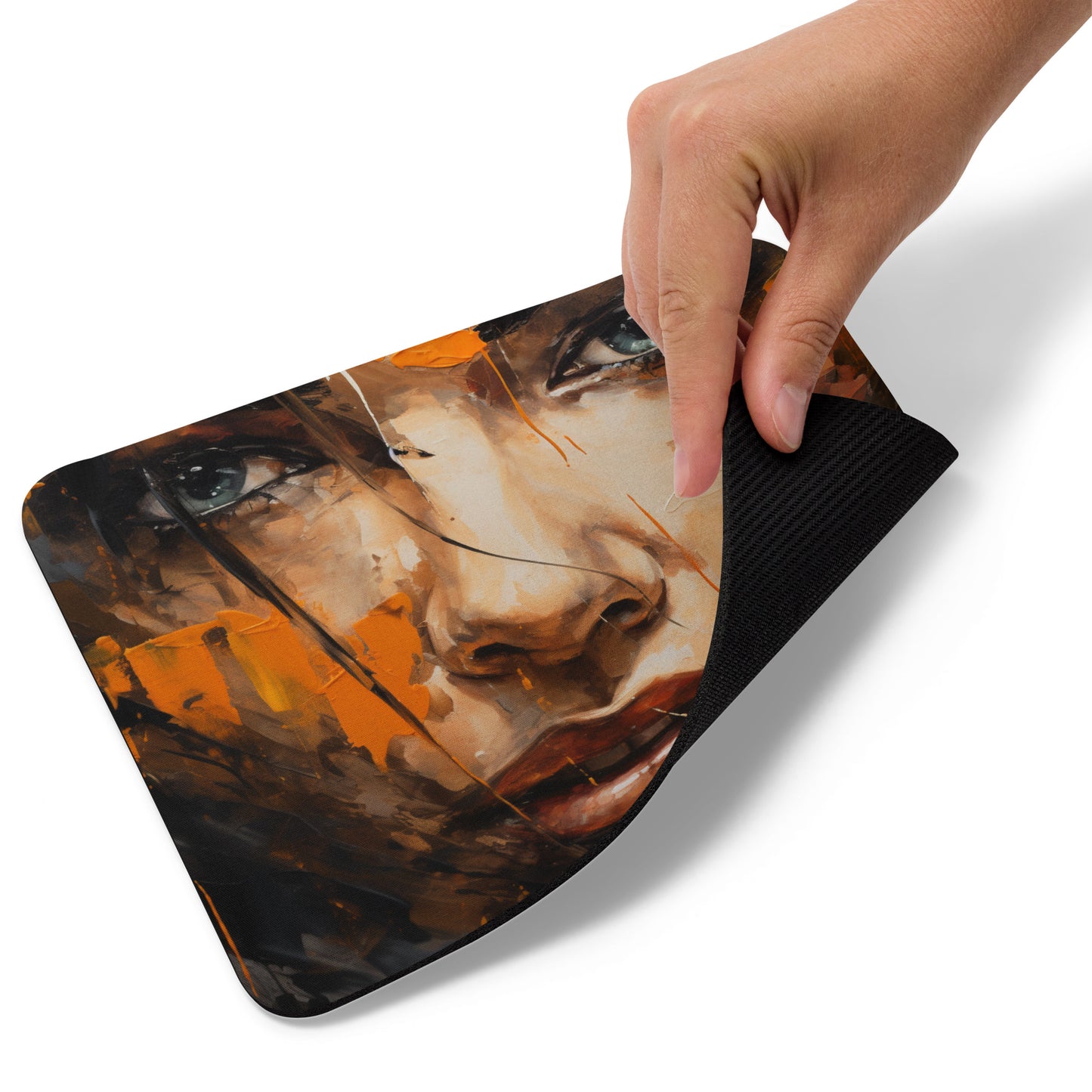 Abstract Portrait Mouse Pad