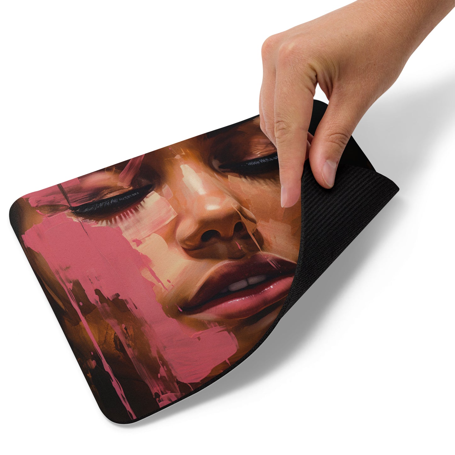 Abstract Portrait Mouse Pad