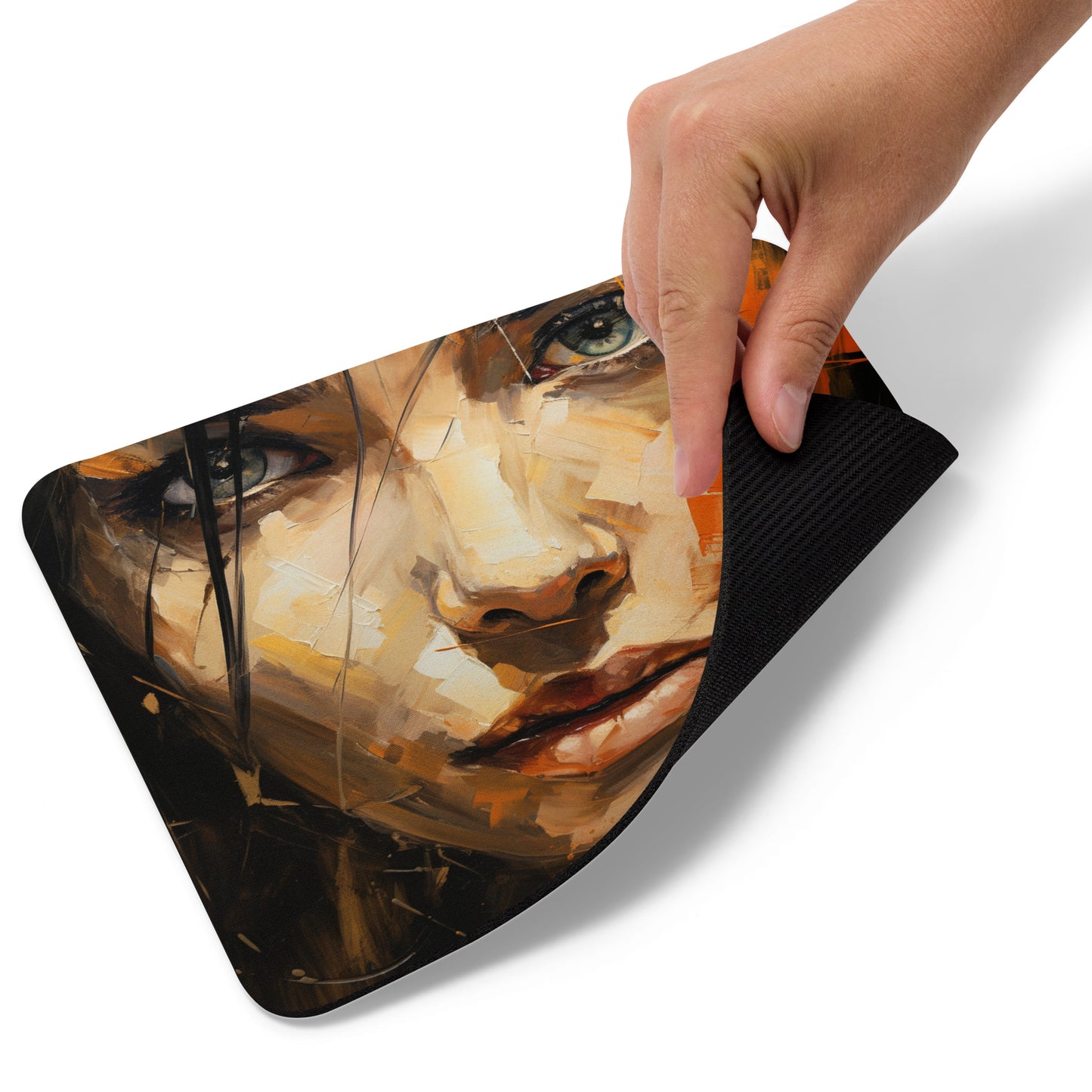 Abstract Portrait Mouse Pad