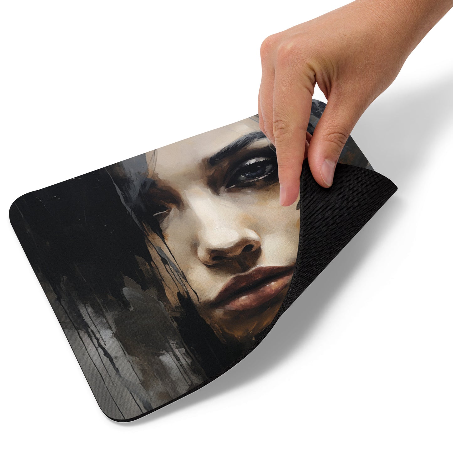 Abstract Portrait Mouse Pad