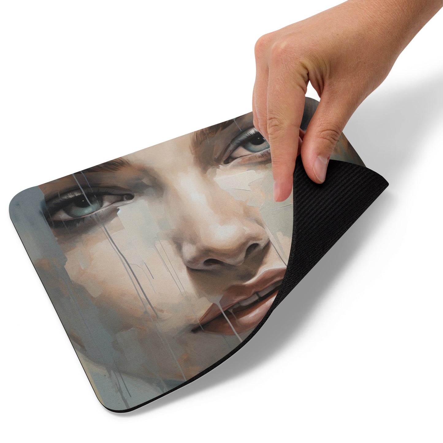 Abstract Portrait Mouse Pad