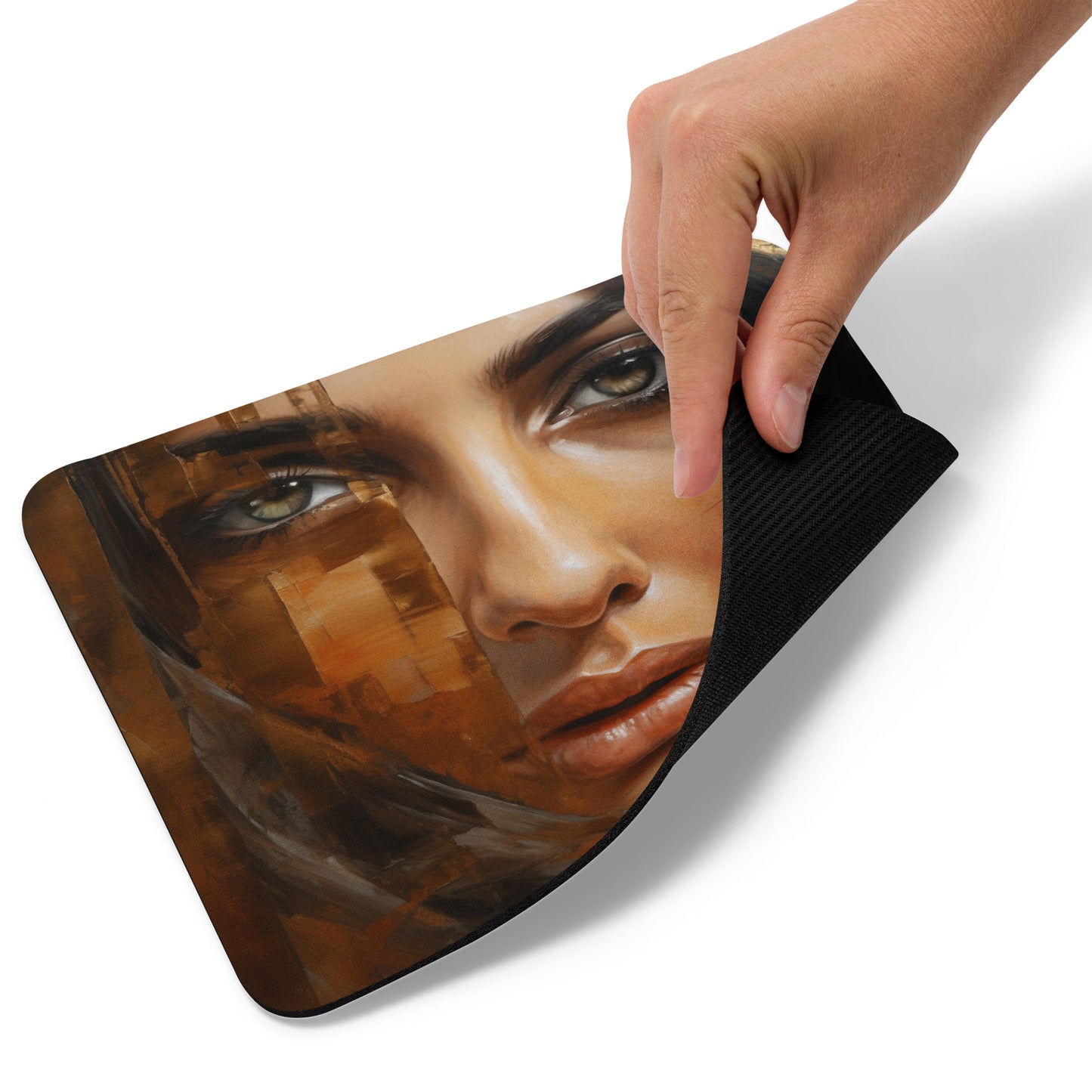 Abstract Portrait Mouse Pad